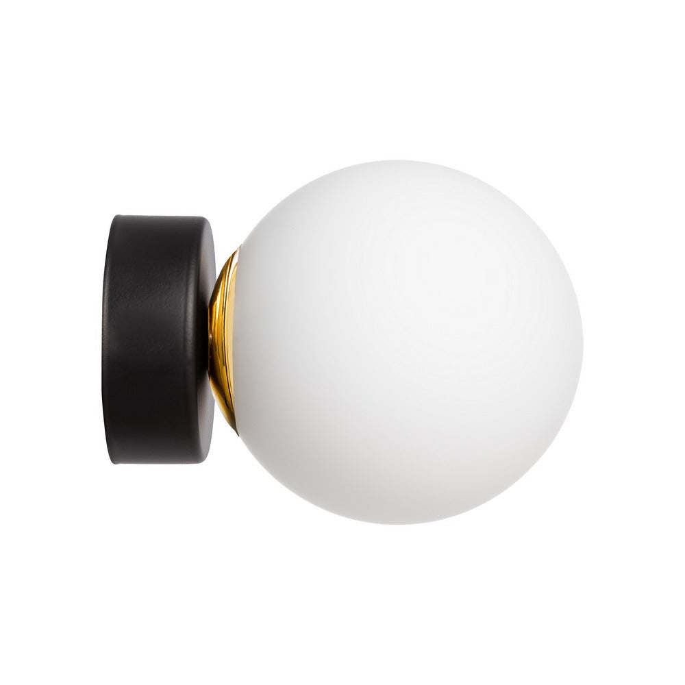 Wandleuchte ASTRA schwarz mit Gold