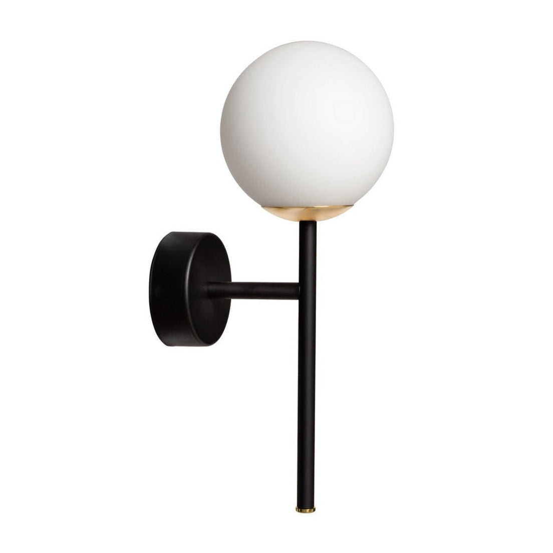 Wandleuchte ASTRA DECO schwarz mit Gold