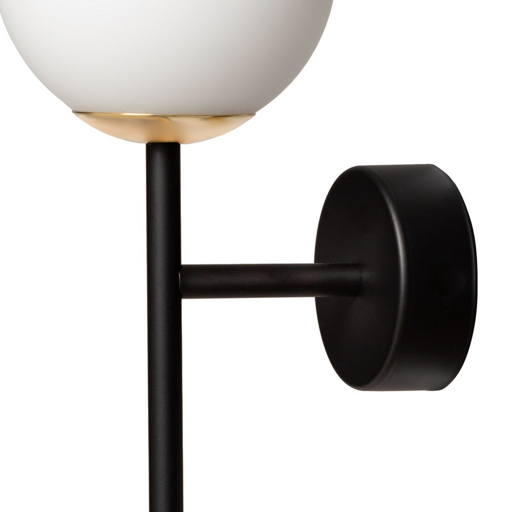 Wandleuchte ASTRA DECO schwarz mit Gold