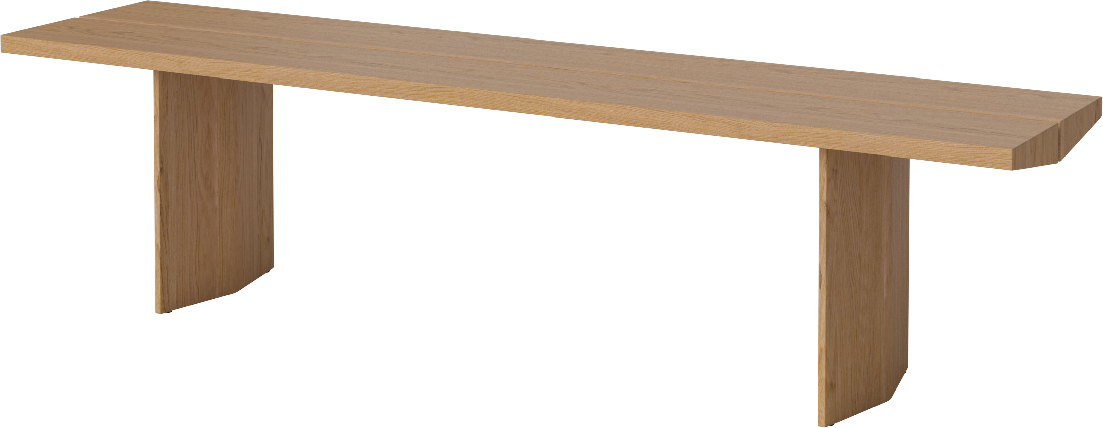 Ławka ALP drewno dębowe