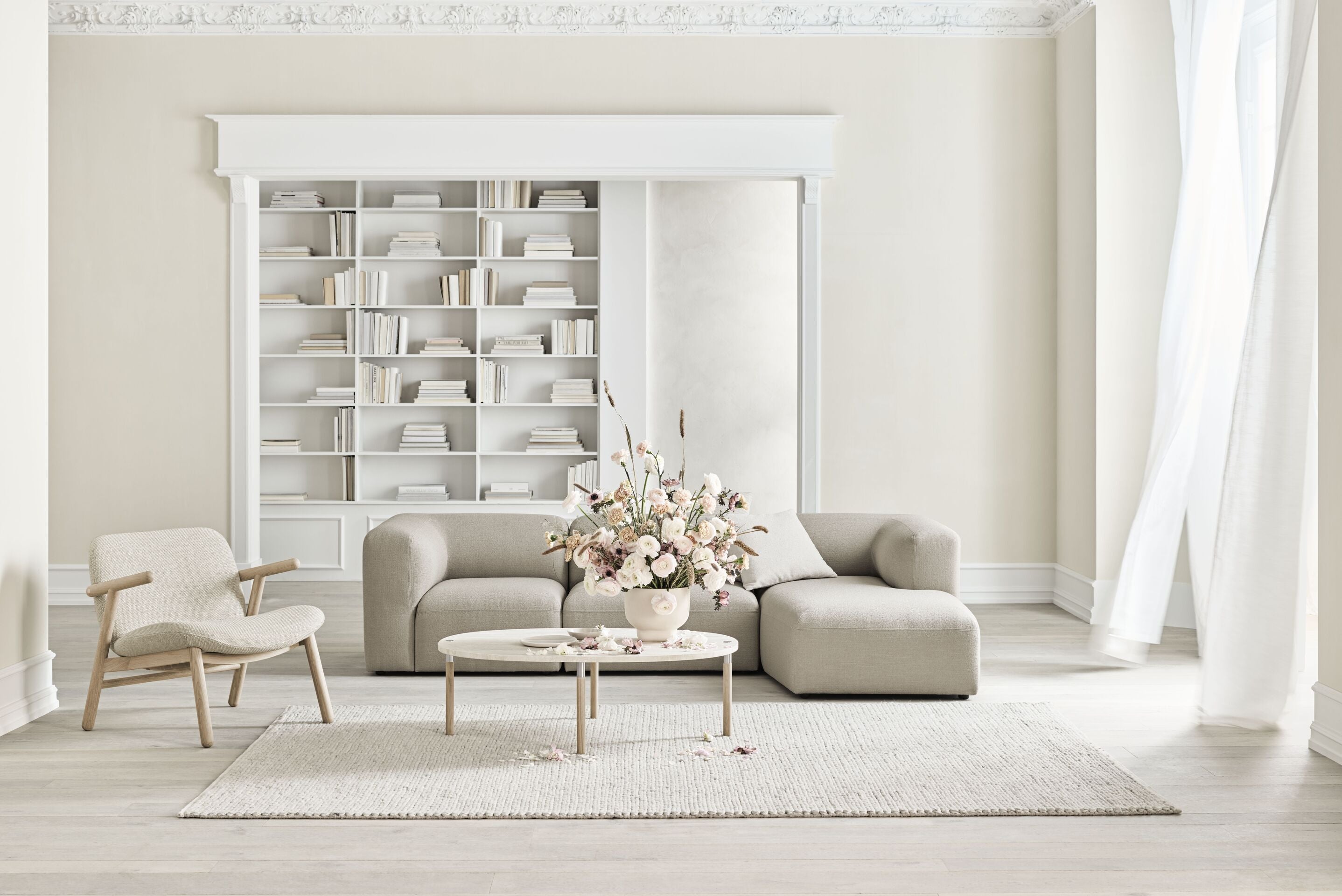 Sofa modułowa ANGLE - szezlong lewostronny tapicerowany