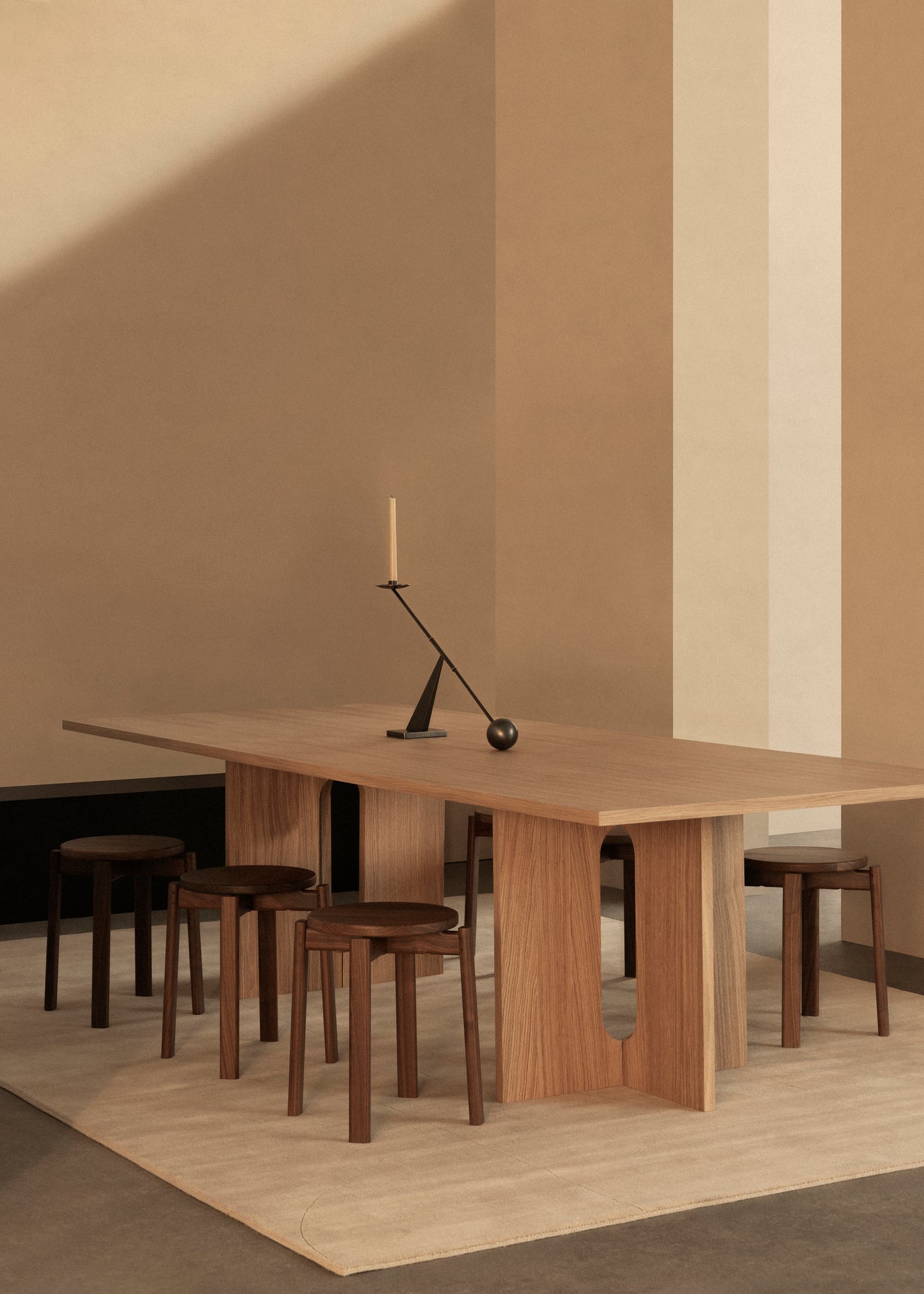 PASSAGE stool oak wood
