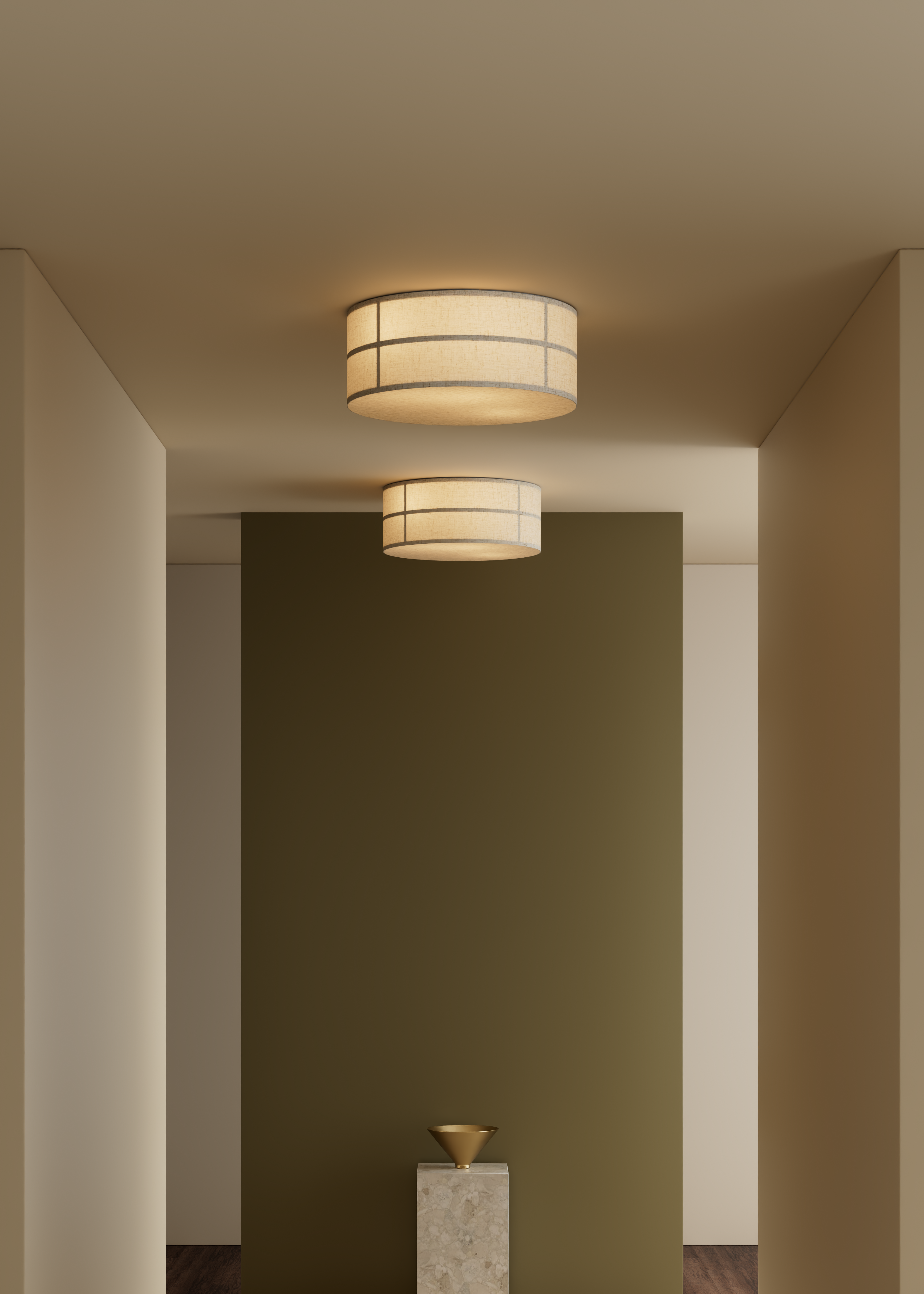 Lampa sufitowa HASHIRA len