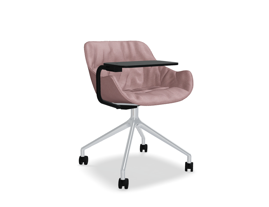Swivel chair Baltic Soft Duo polished aluminum
