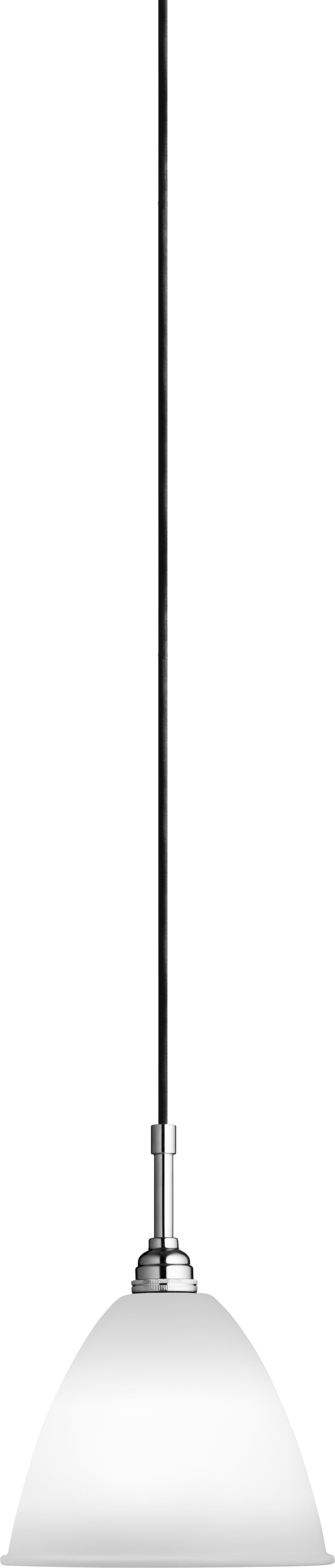 Lampa wisząca BESTLITE BL9 chrom z porcelanowym kloszem