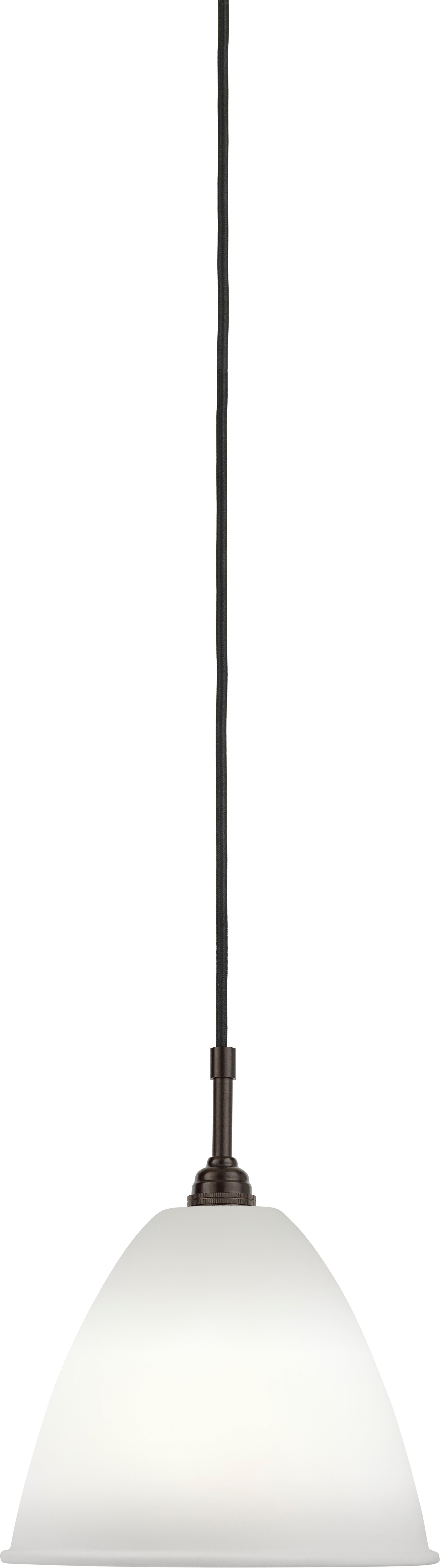 Lampa wisząca BESTLITE BL9 czarny z porcelanowym kloszem