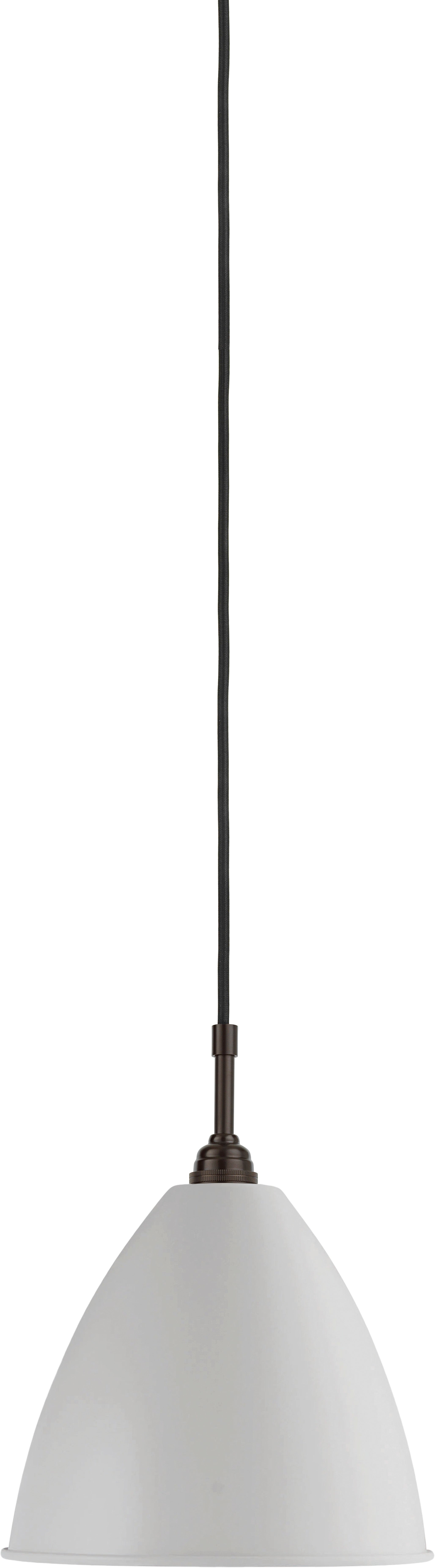 Lampa wisząca BESTLITE BL9 czarny z kremowym kloszem