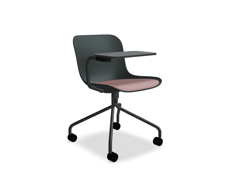 Swivel chair Baltic 2 remix metal base with wheels to a soft surface