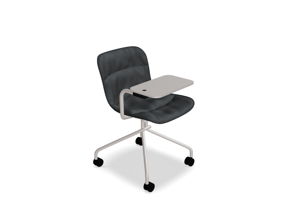 Swivel chair Baltic 2 soft duo metal base with wheels for a hard surface