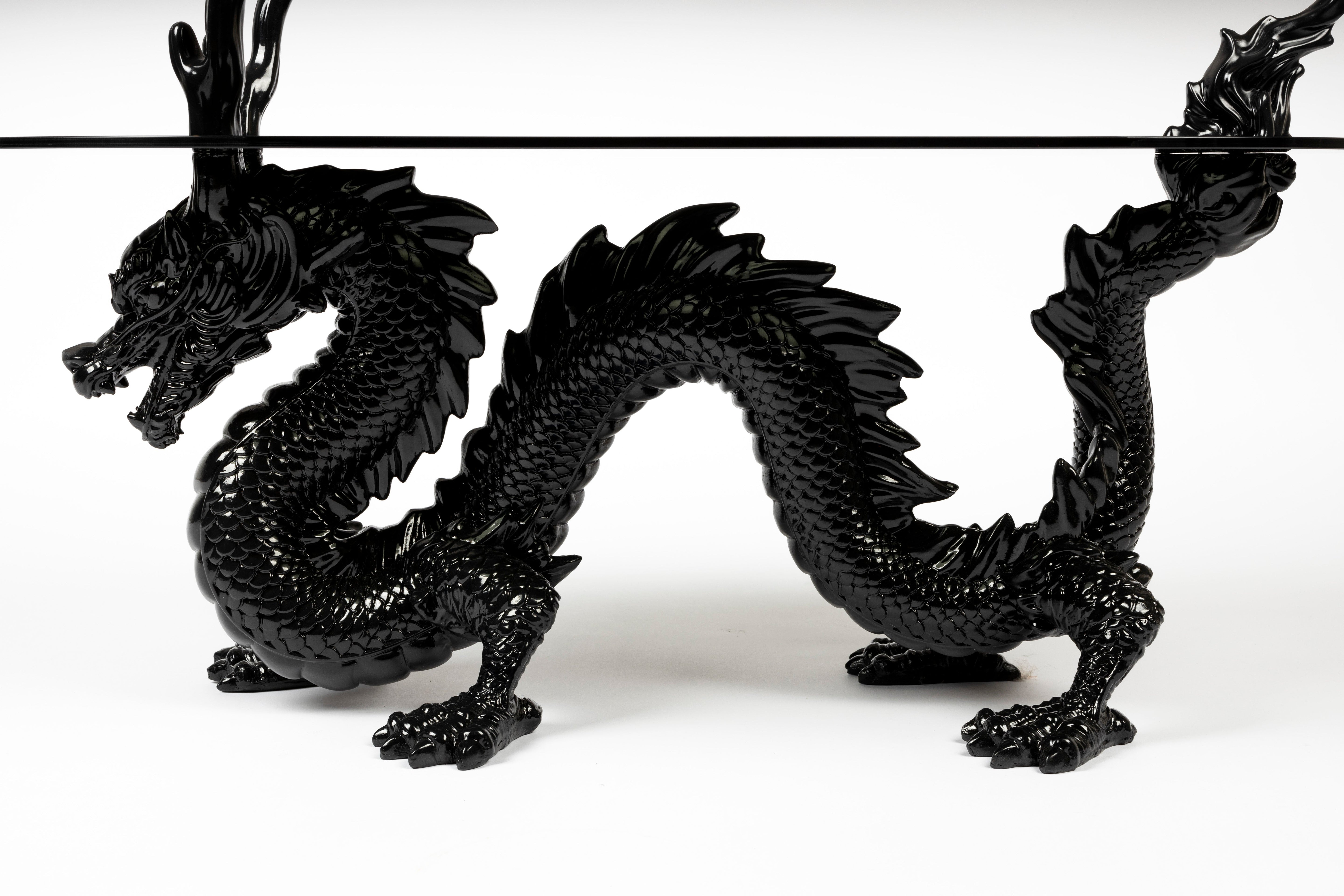 Stolik kawowy DRAGONIZED BASTARD czarny