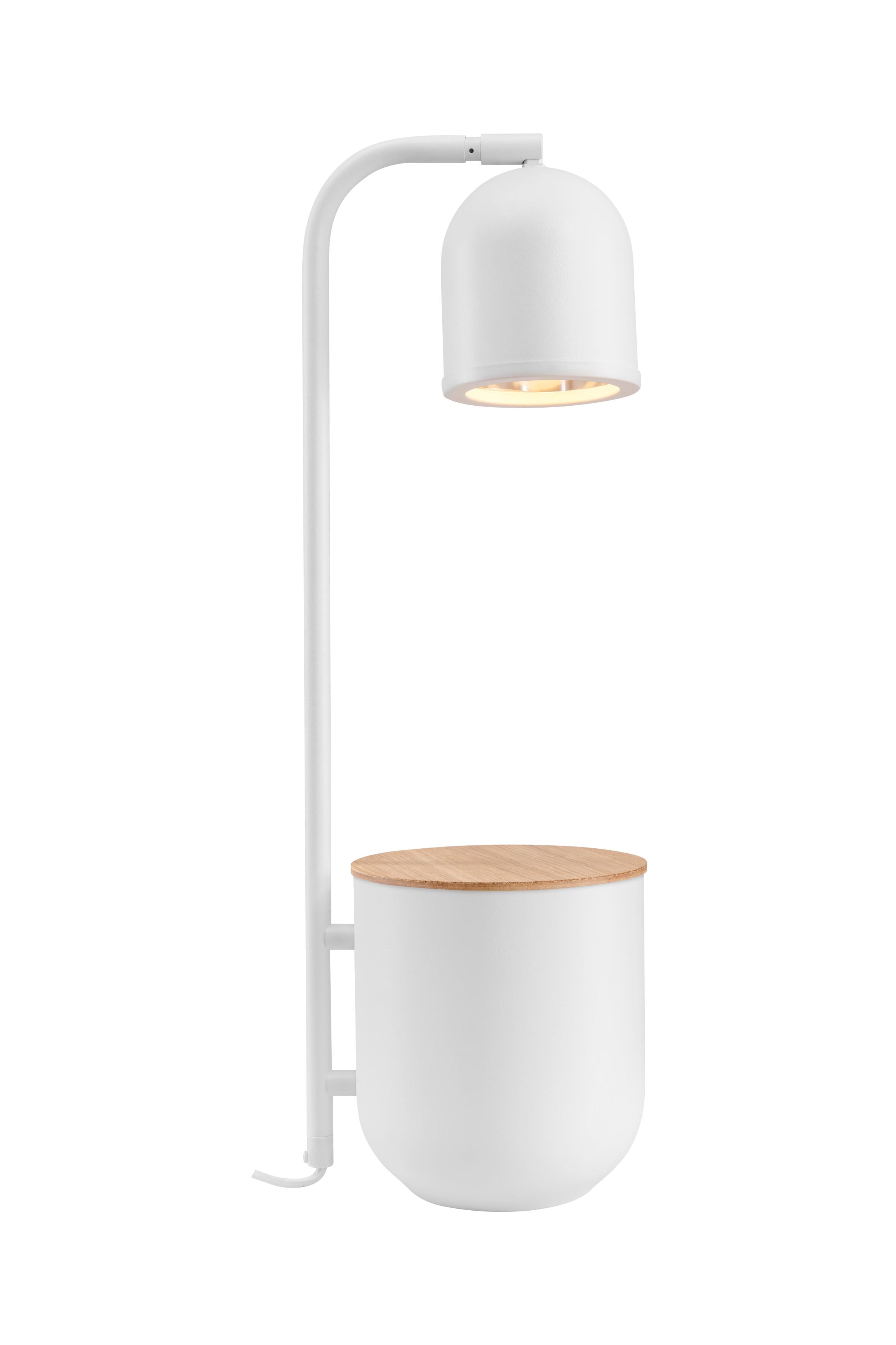 Schreibtischlampe BOTANICA WOOD weiß