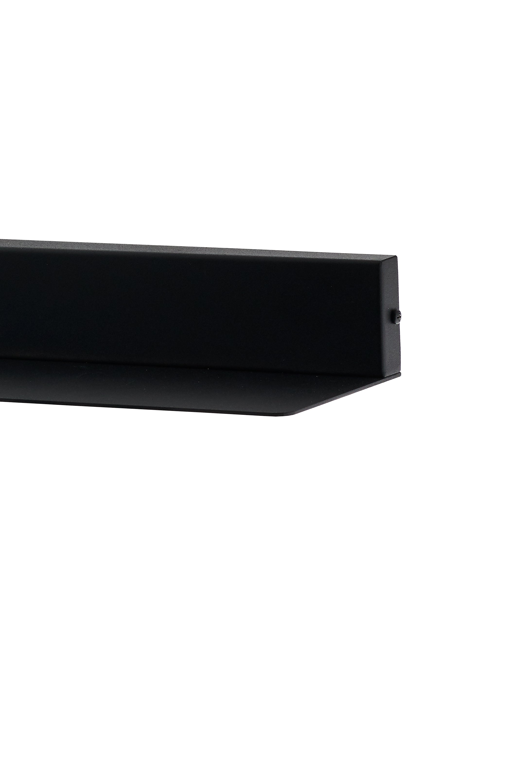 Wandleuchte mit Regal zweipunktig BOTANICA DECO schwarz