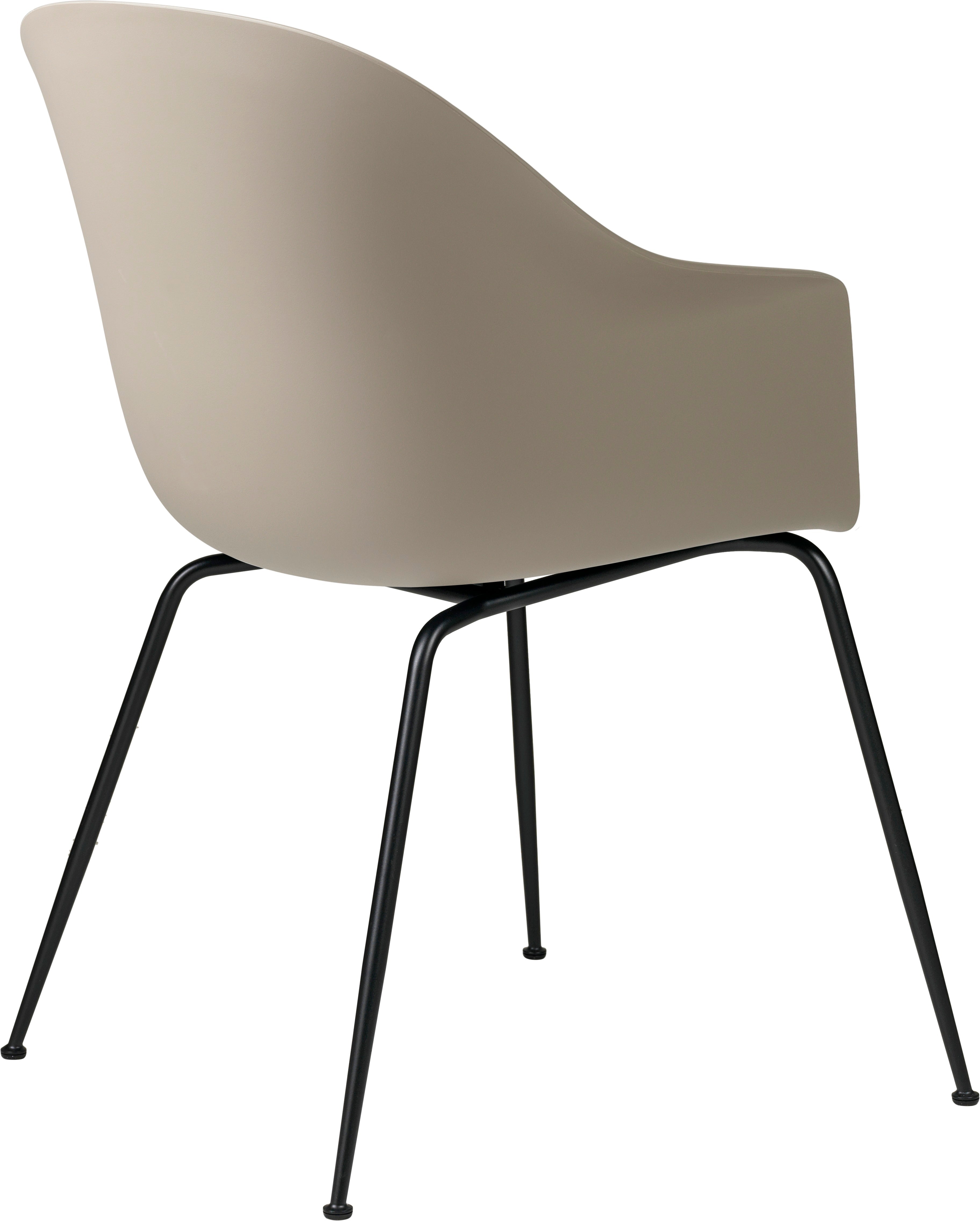 BAT chair beige with black base