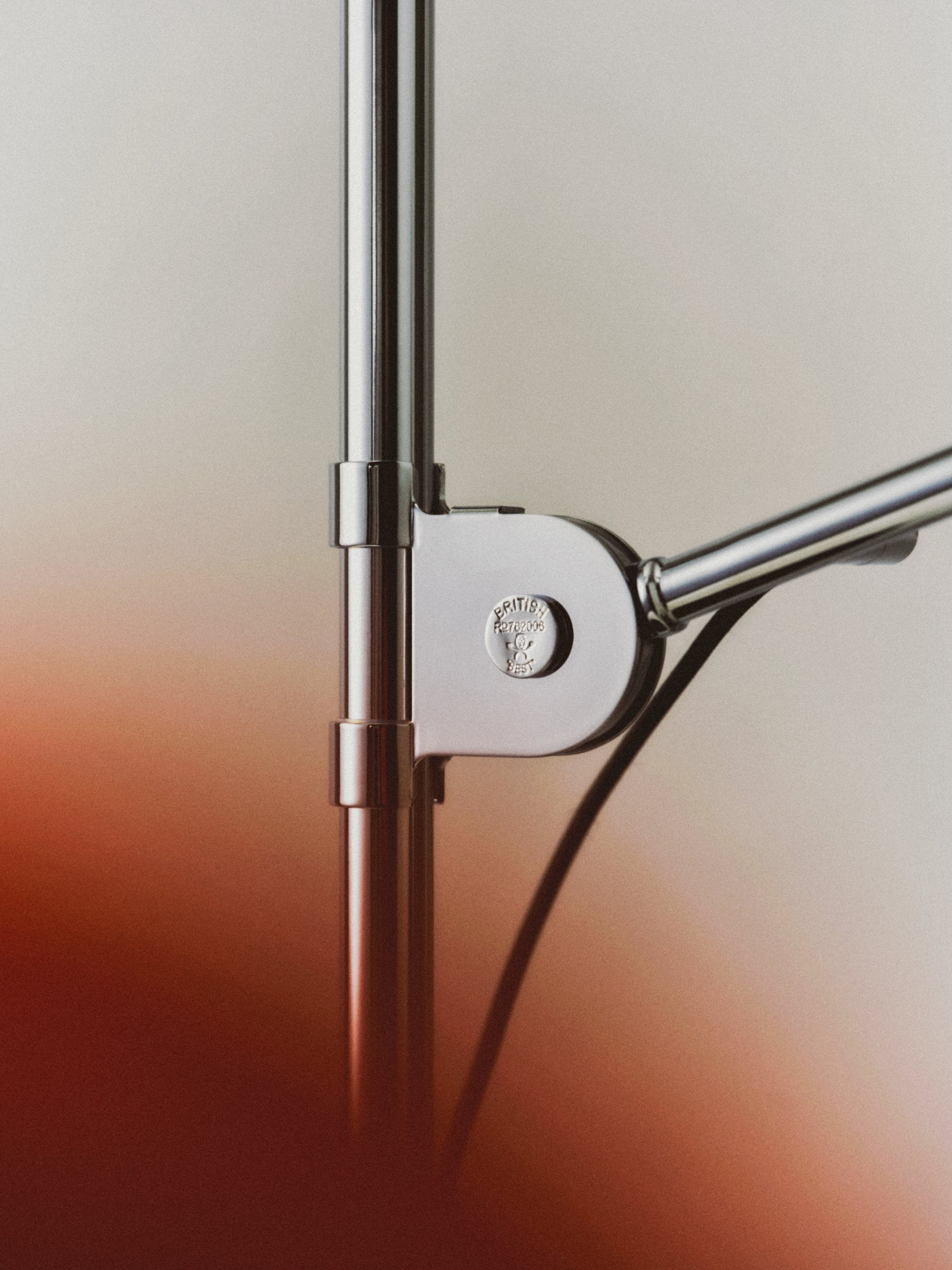 Stehlampe BESTLITE BL3 Messing mit Porzellanschirm