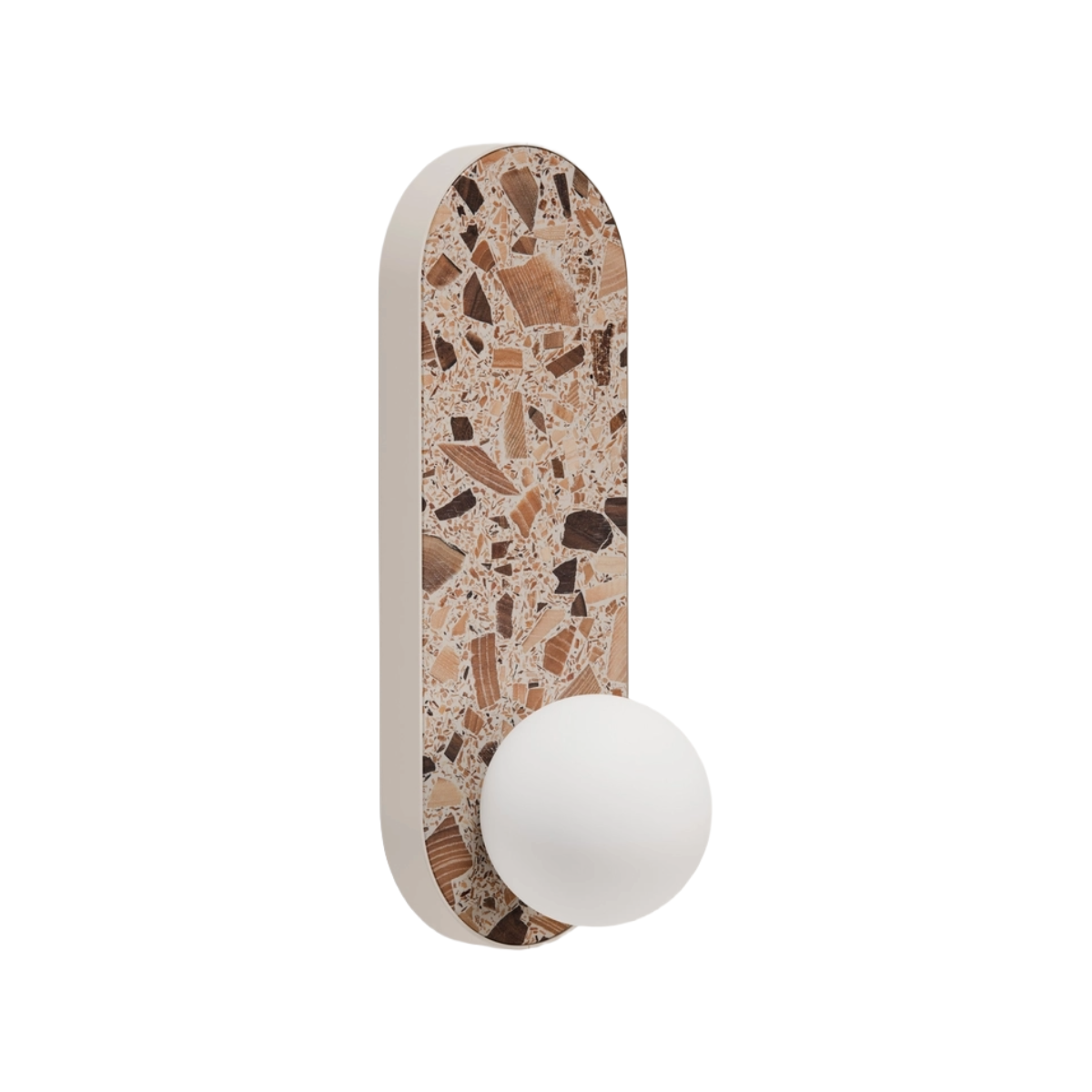 Ovaler Wandleuchte LEGRA creme