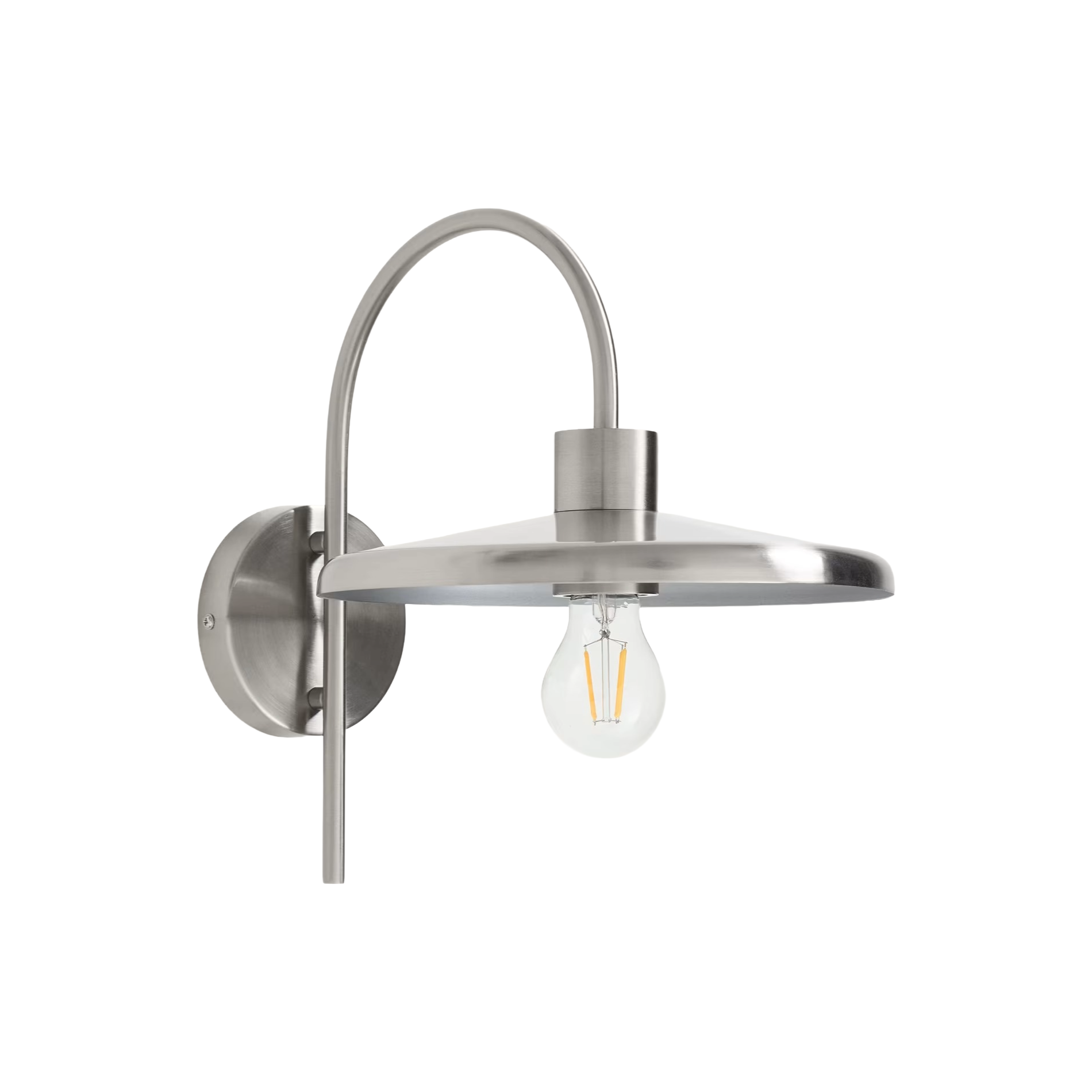 Lampa ścienna NUVIRA srebrny