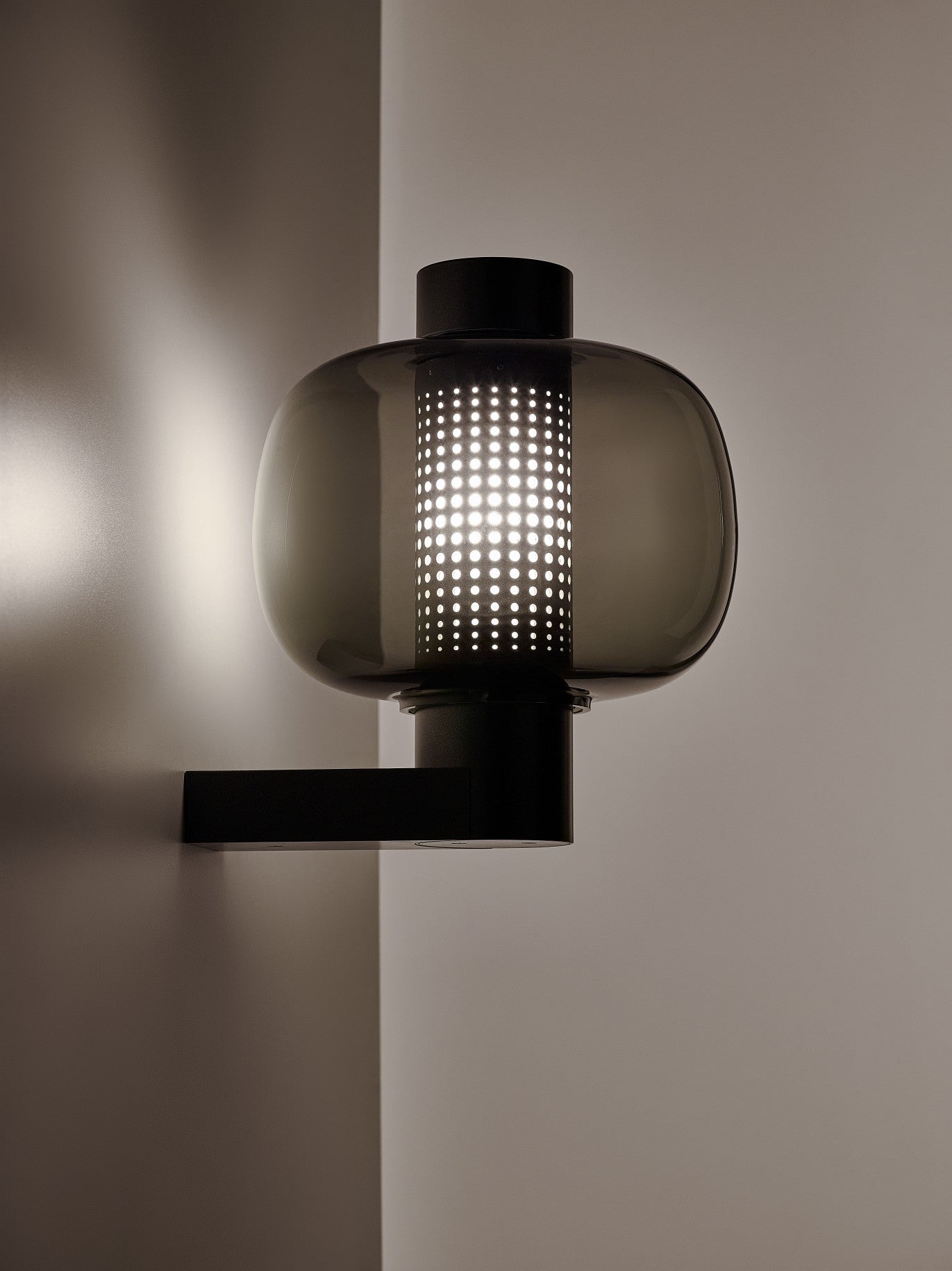 Bonbori Wandlampe aufblasbares Glas