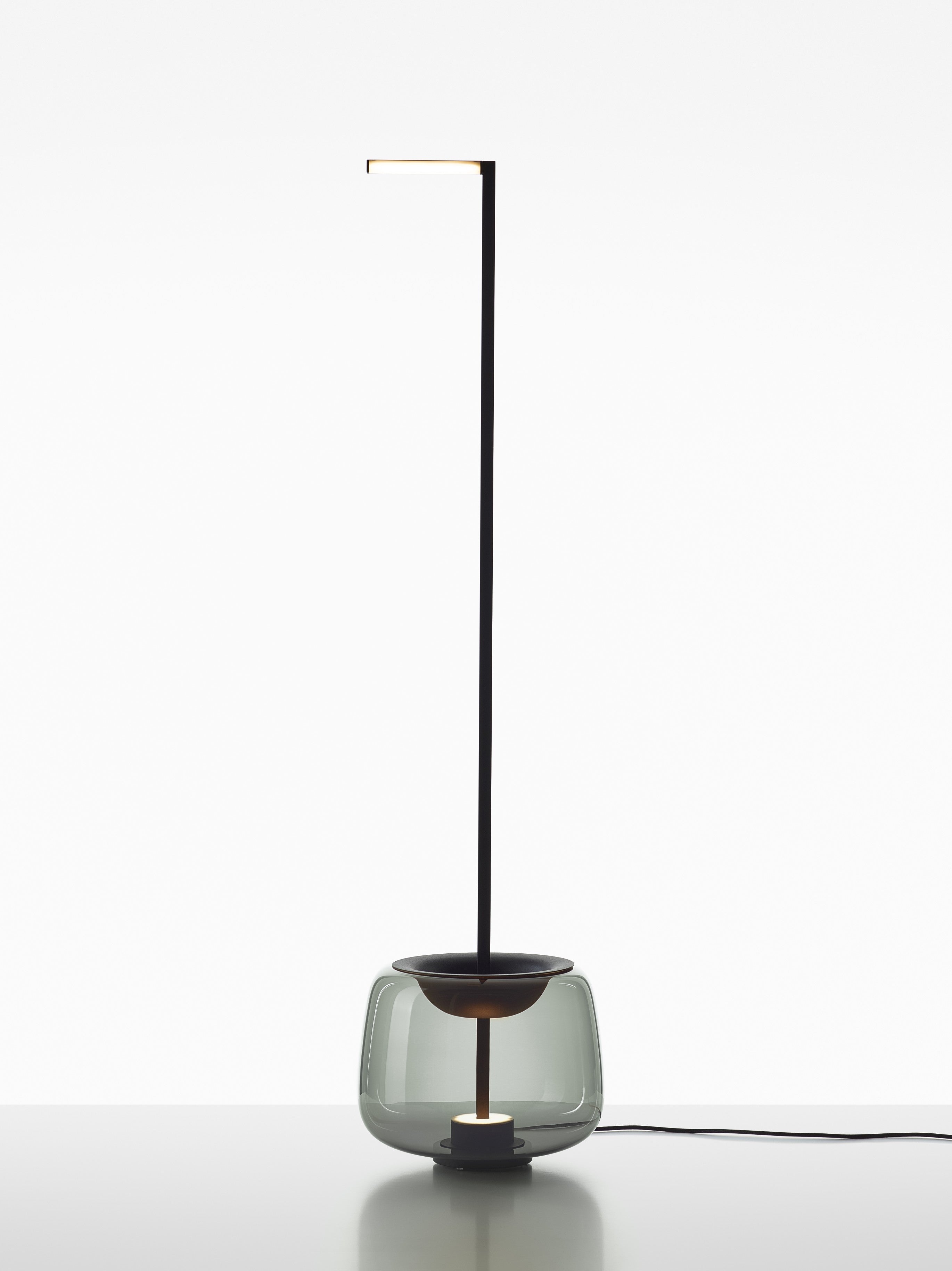 Lampa podłogowa DOUBLE błyszczące szkło