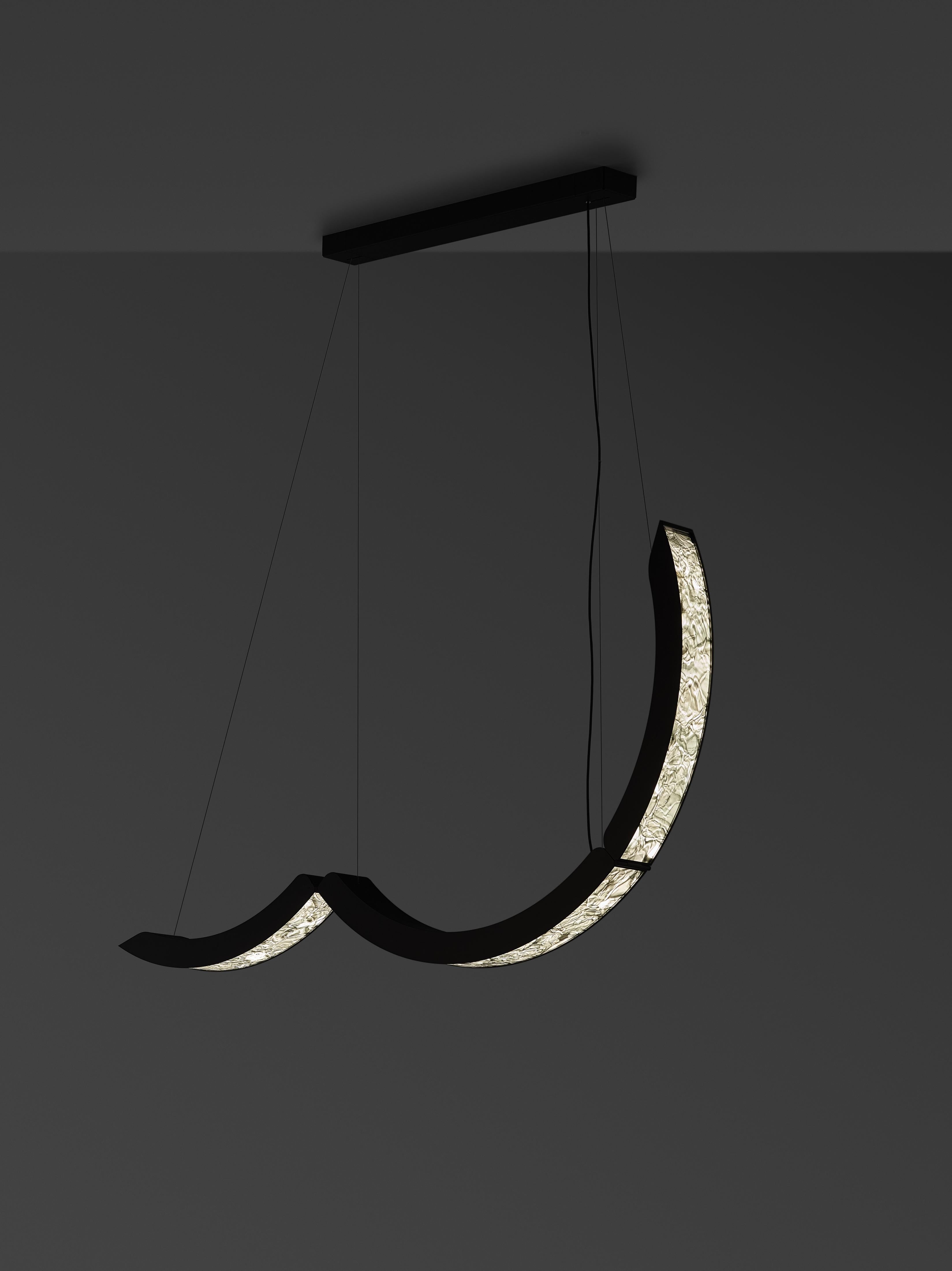 Lampa wisząca ELO szkło Brokisglass