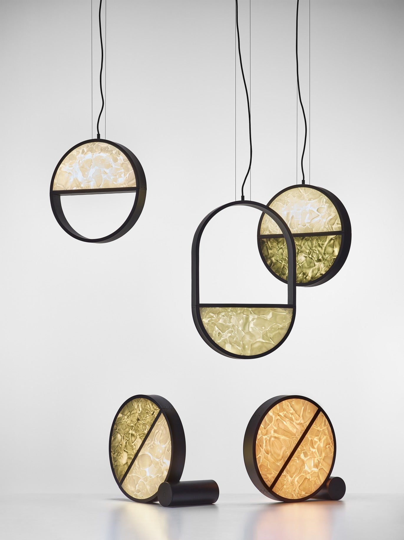 Lampa wisząca GEOMETRIC szkło błyszczące Brokisglass