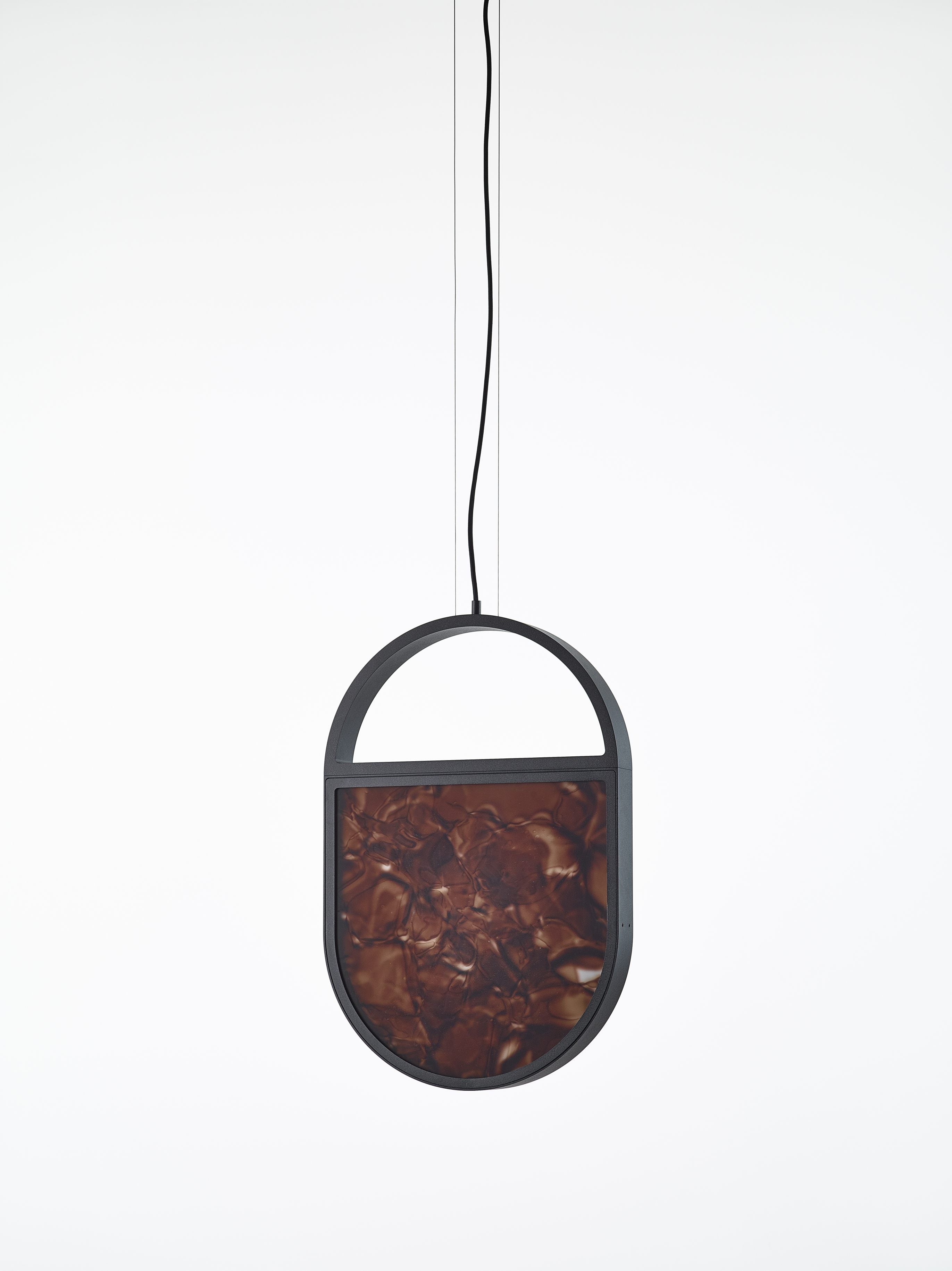 Lampa wisząca GEOMETRIC OVAL 1/3 szkło błyszczące Brokisglass