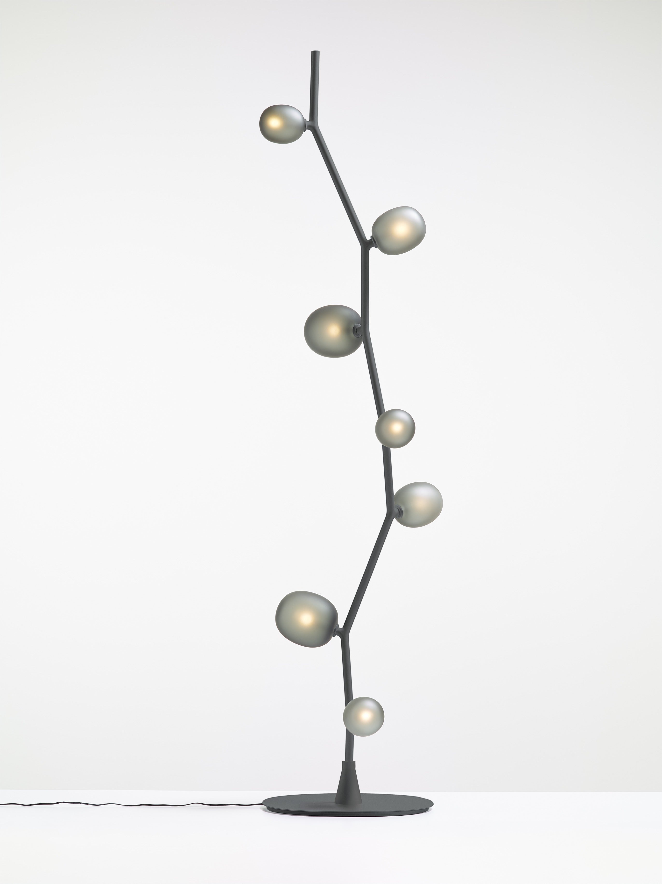 Lampa podłogowa IVY szkło matowe