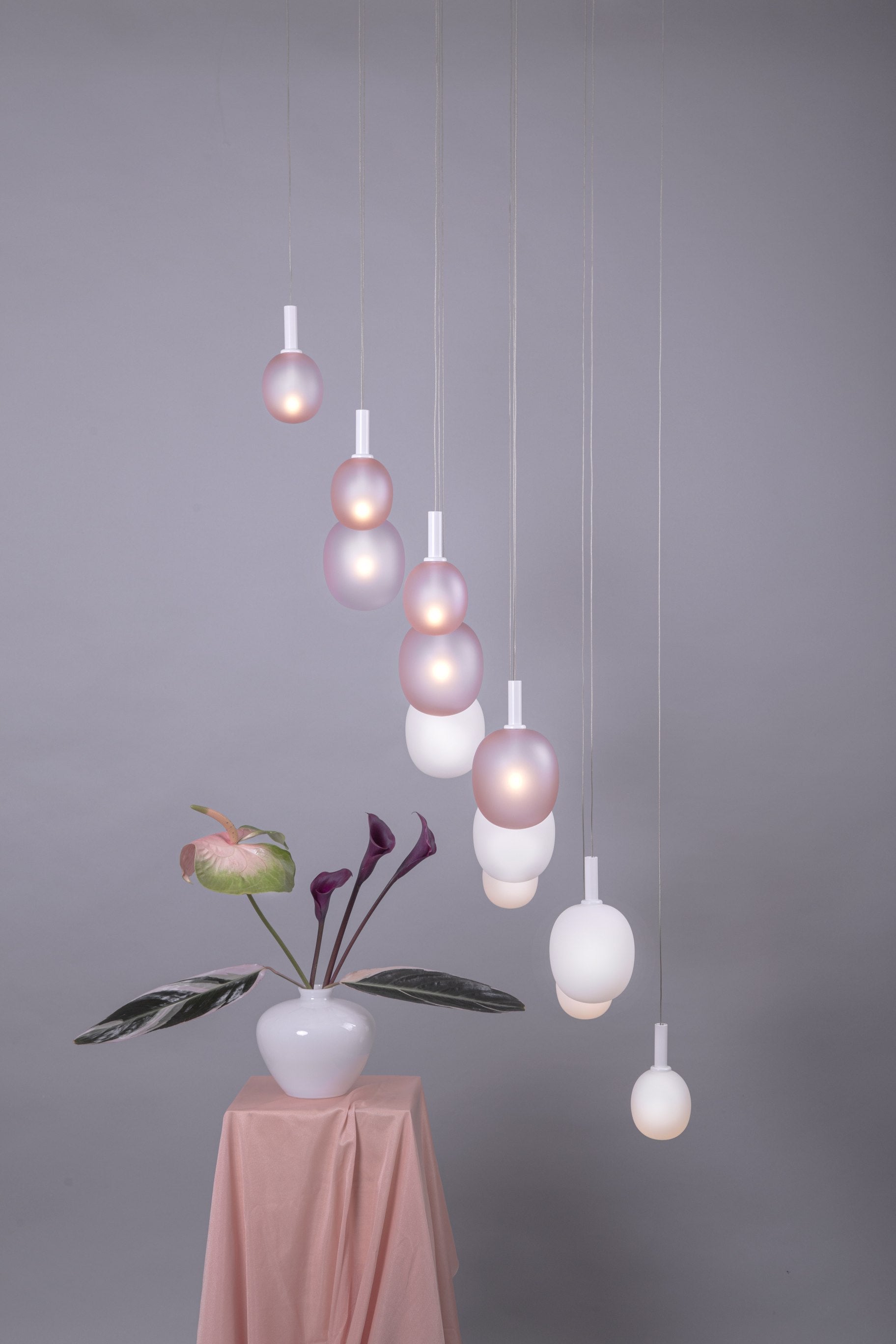 Lampa wisząca IVY SINGLE szkło matowe