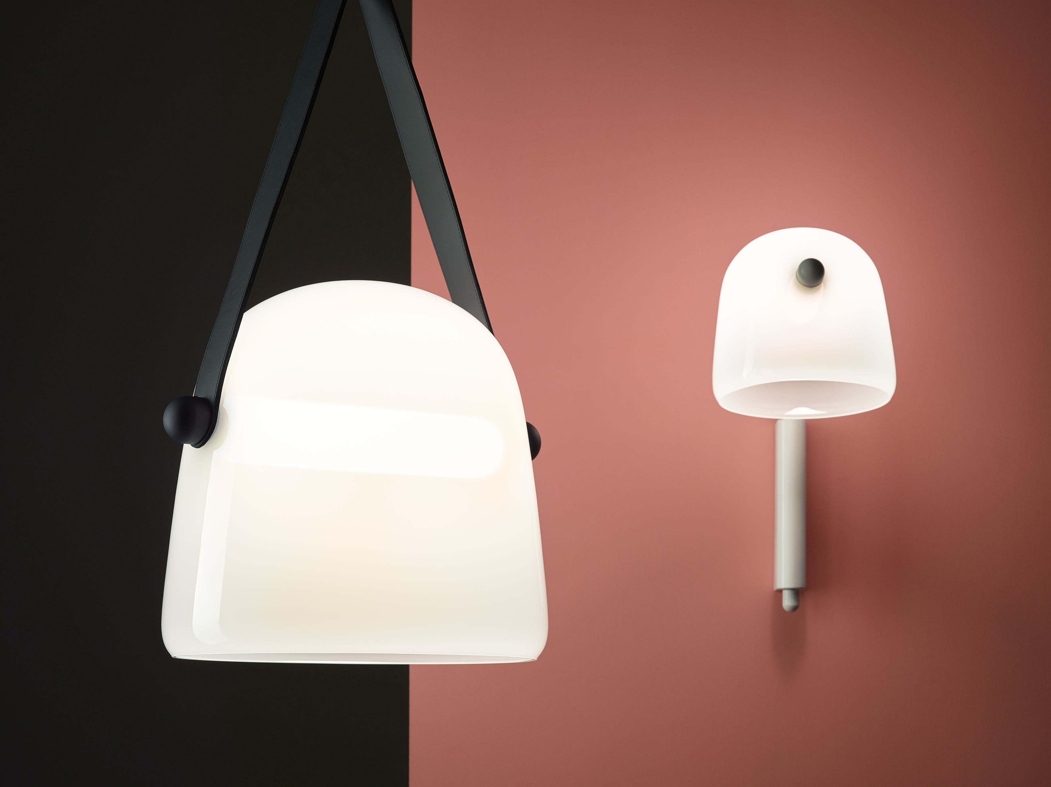 Lampa wisząca MONA biała podsufitka