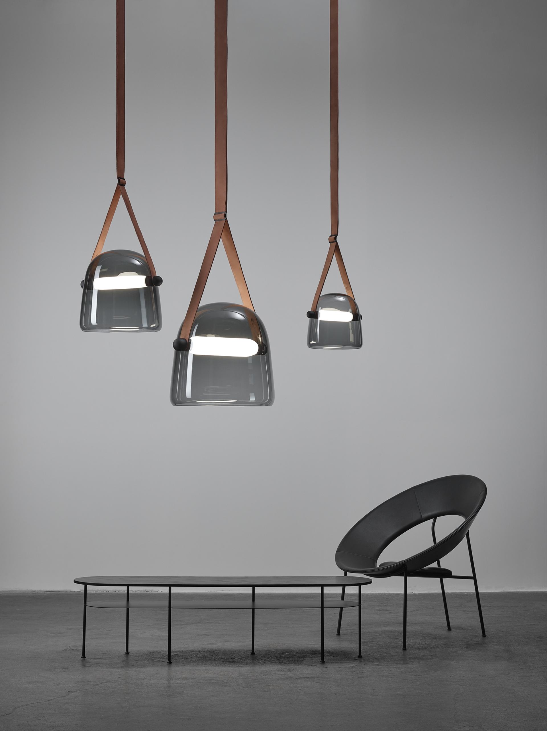 Lampa wisząca MONA biała podsufitka