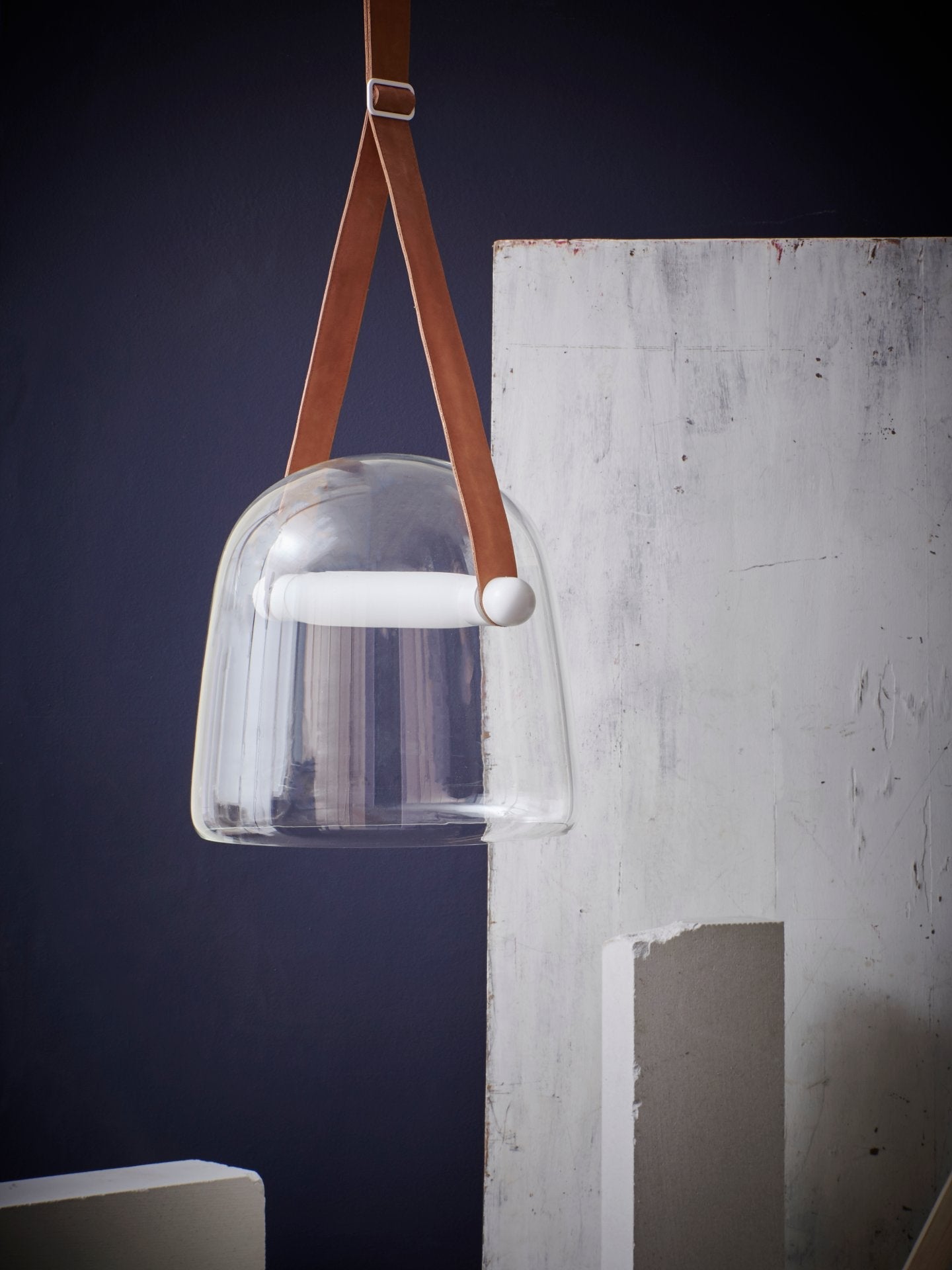 Lampa wisząca MONA biała podsufitka