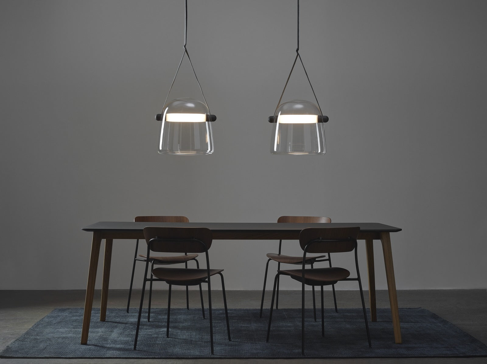 Lampa wisząca MONA biała podsufitka