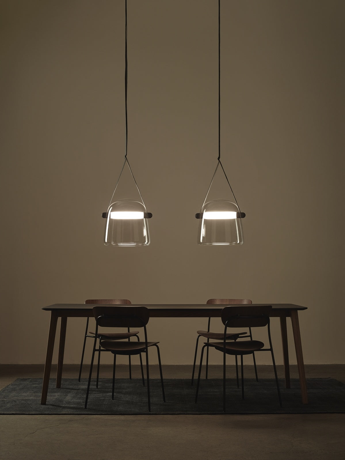 Lampa wisząca MONA biała podsufitka