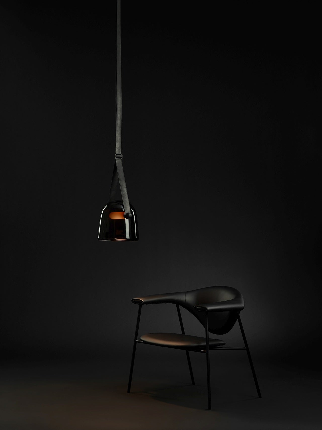 Lampa wisząca MONA biała podsufitka