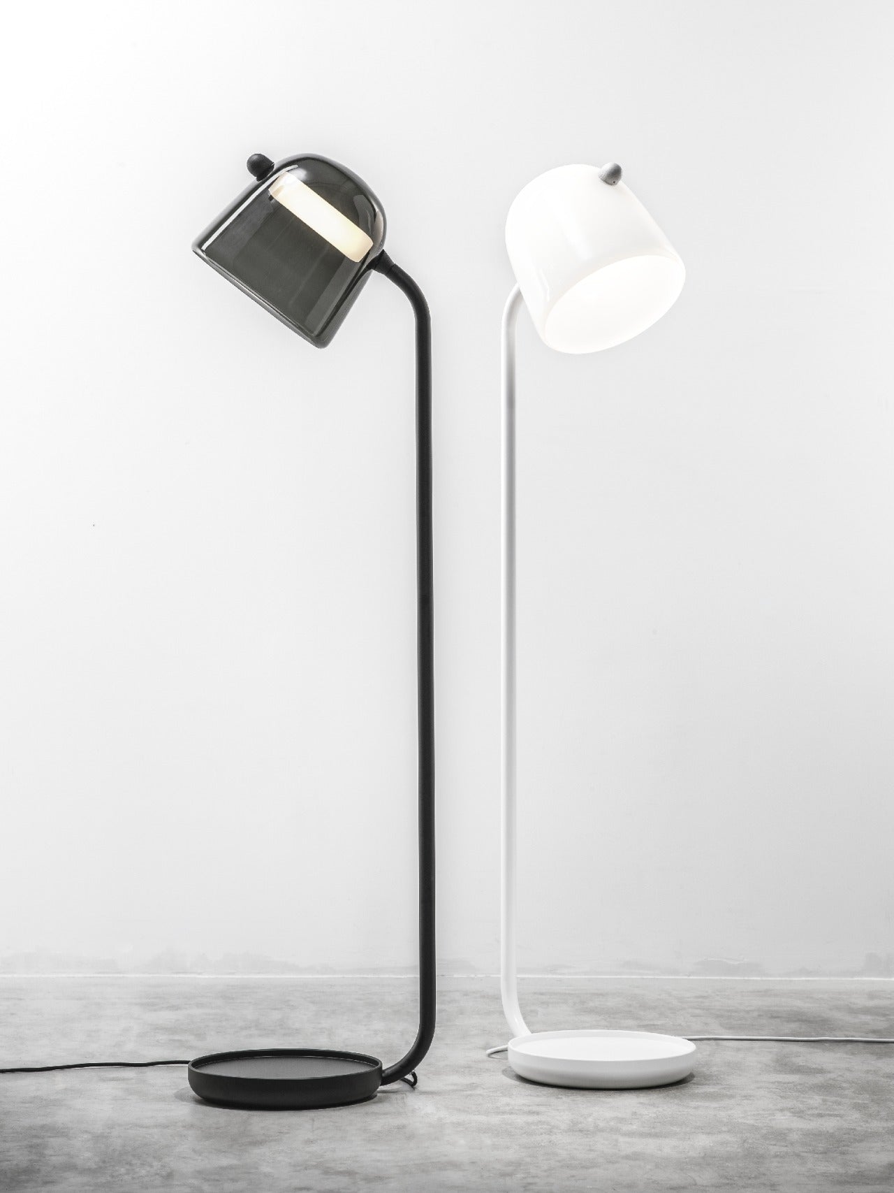 Lampa podłogowa MONA biała podstawa