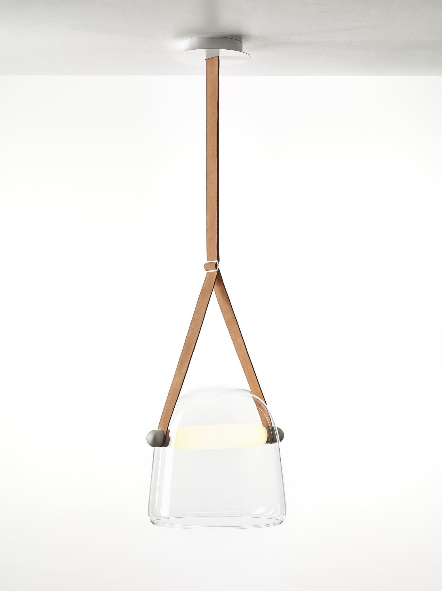 Lampa wisząca MONA biała podsufitka