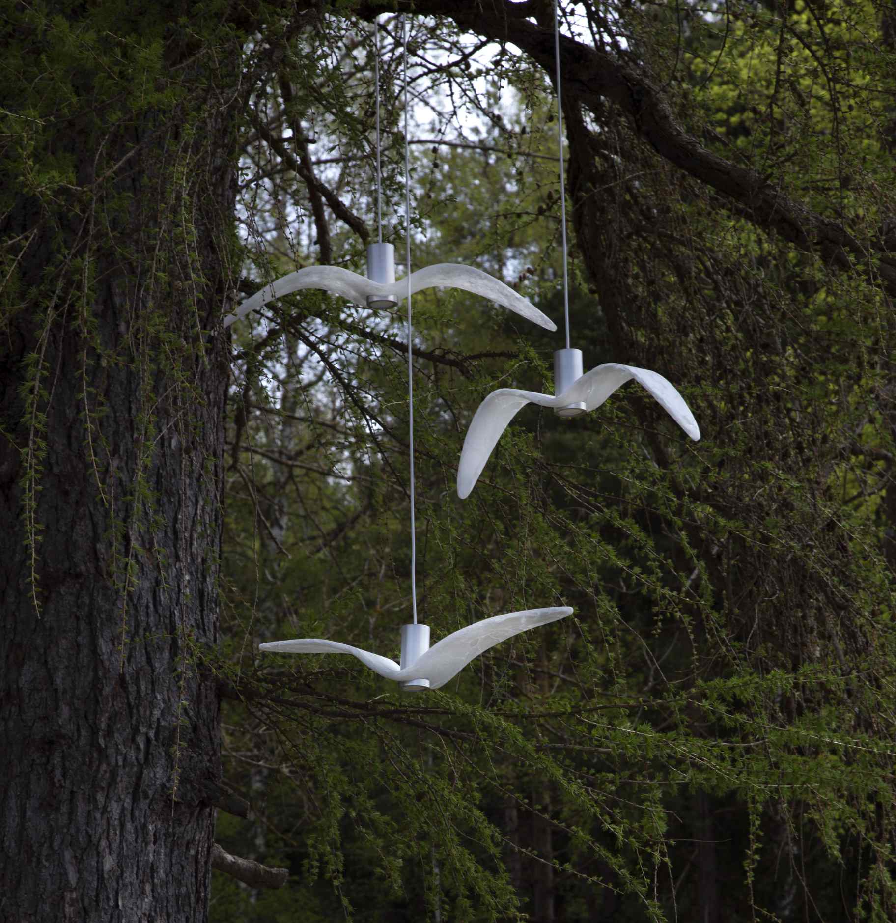 Lampa wisząca zewnętrzna NIGHT BIRDS EXTERIOR szkło