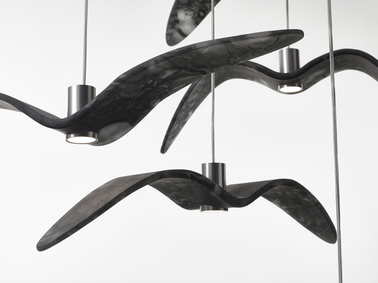 Lampa wisząca NIGHT BIRDS szkło