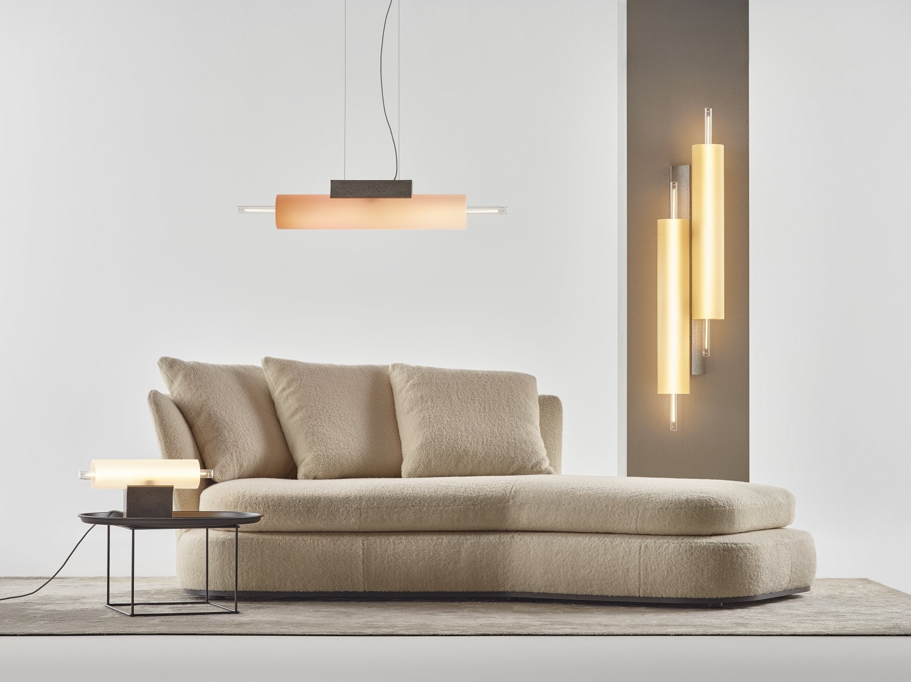 Lampa wisząca OVERLAY beton