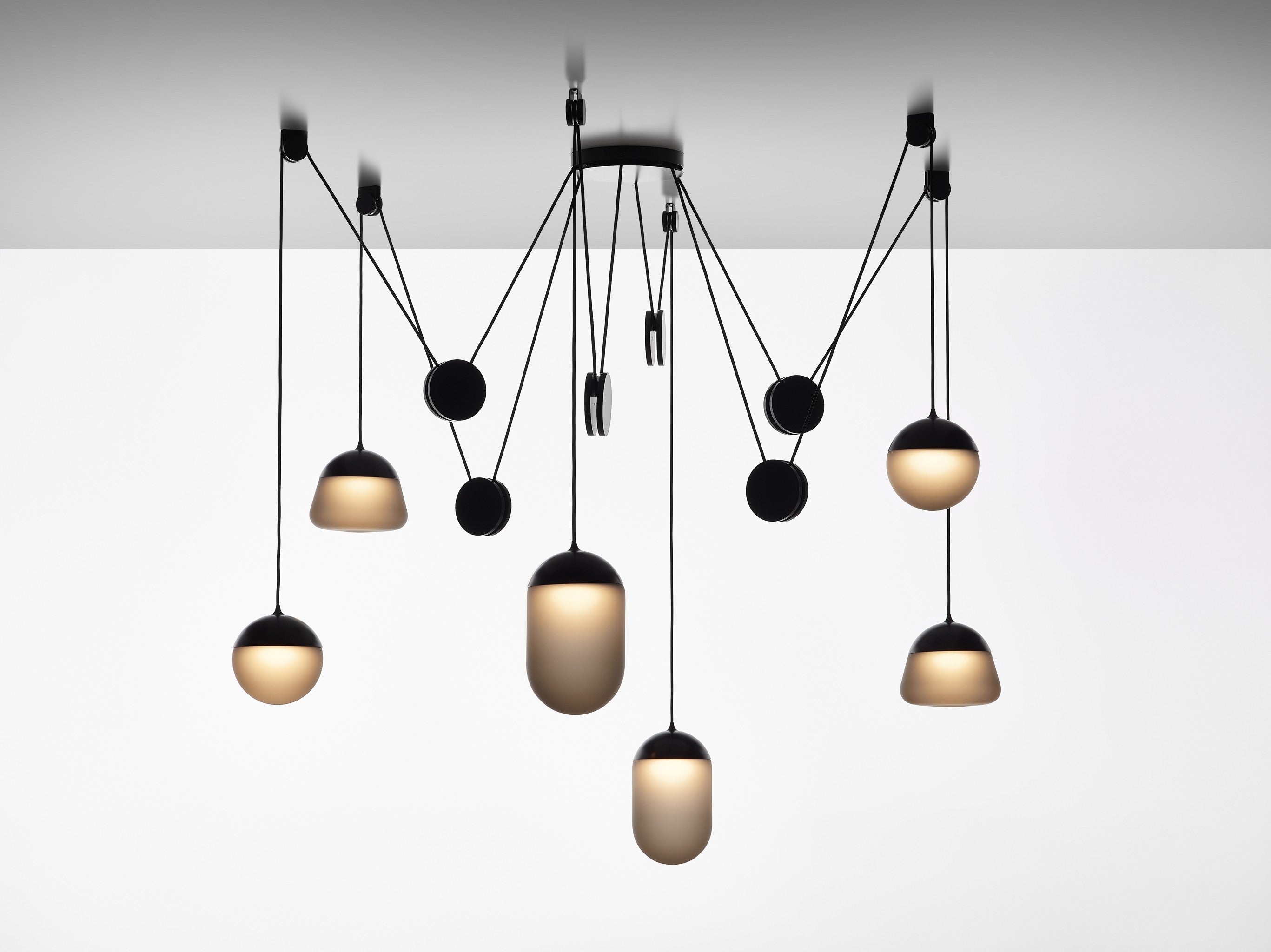 Lampa wisząca PLANETS matowe szkło
