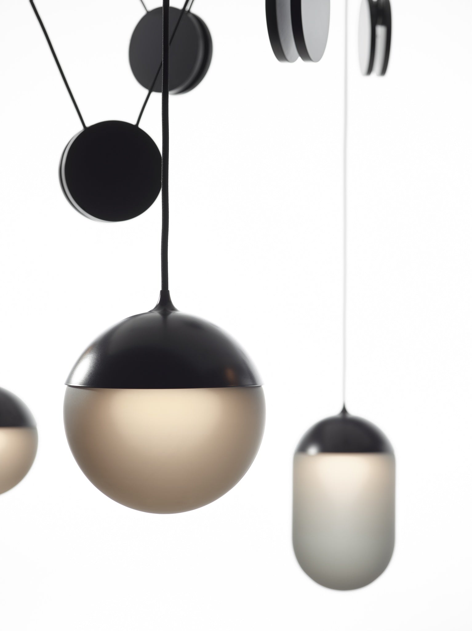 Lampa wisząca PLANETS matowe szkło