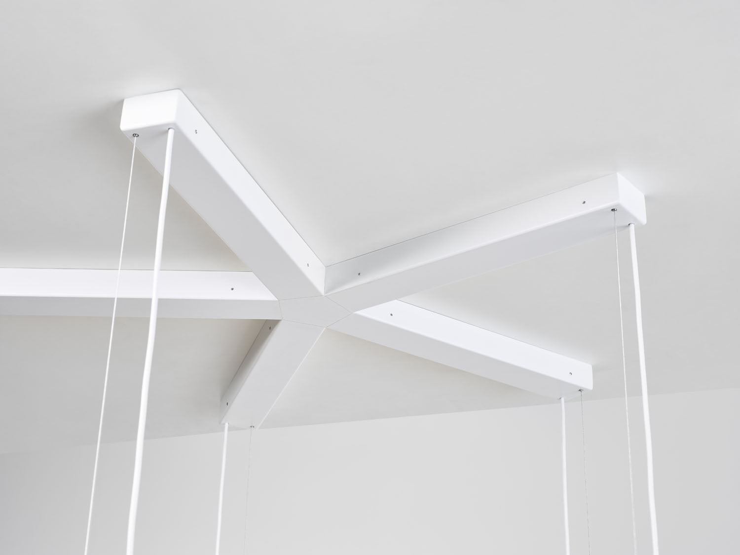 Lampa wisząca PURO CONTOUR - PENTAGON szkło matowe