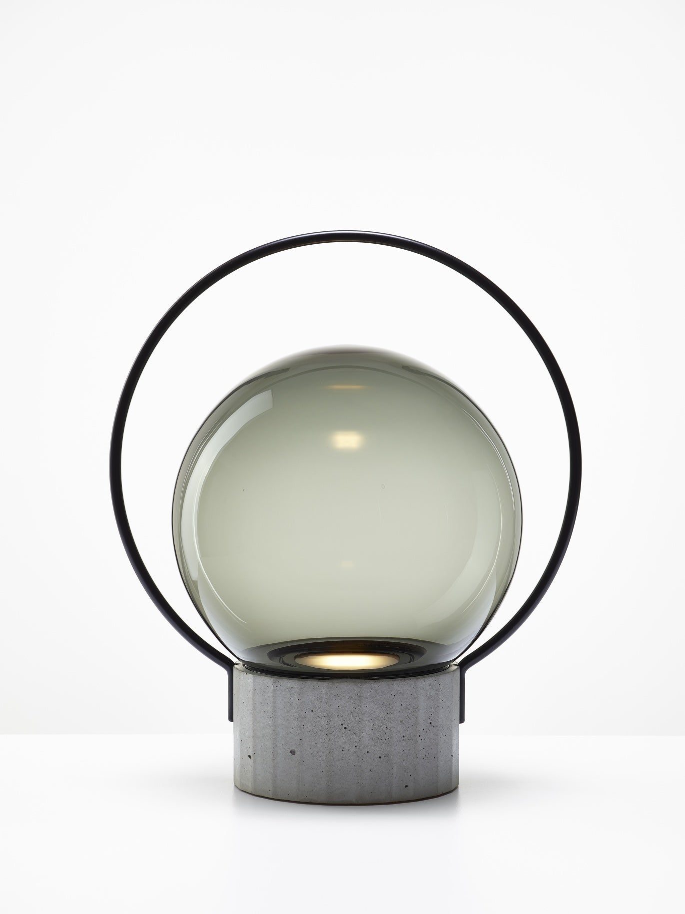 Portable lamp sphere portable shiny glass