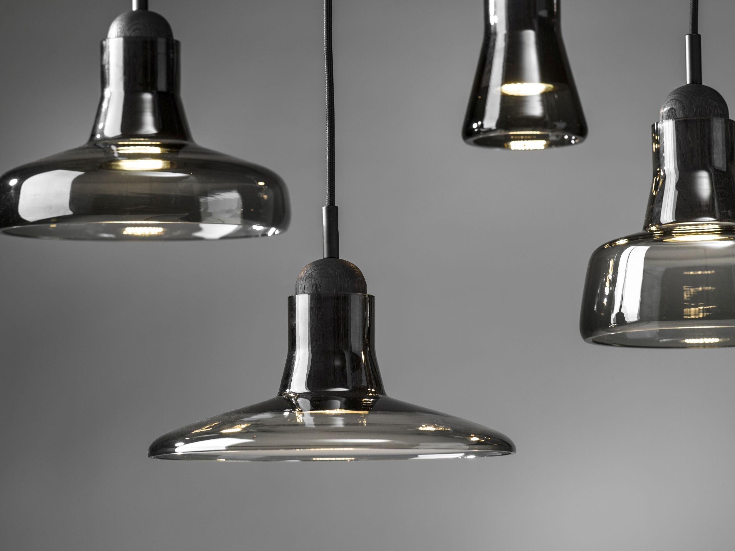 Lampa wisząca SHADOWS - SET RECTANGULAR SMALL szkło błyszczące