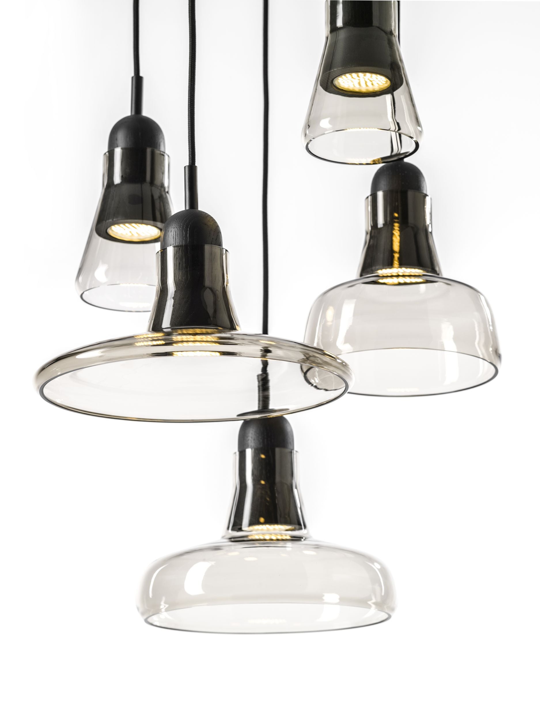 Lampa wisząca SHADOWS PC895 szkło błyszczące