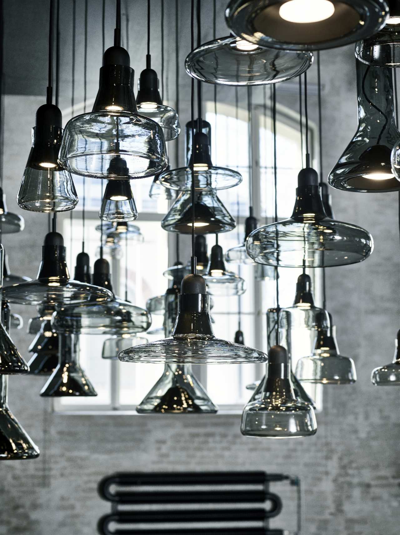 Lampa wisząca SHADOWS PC894 szkło błyszczące
