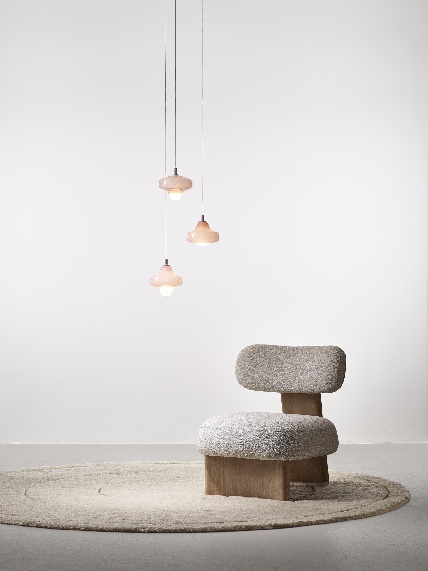 Lampa wisząca STARCLOUD dmuchane szkło