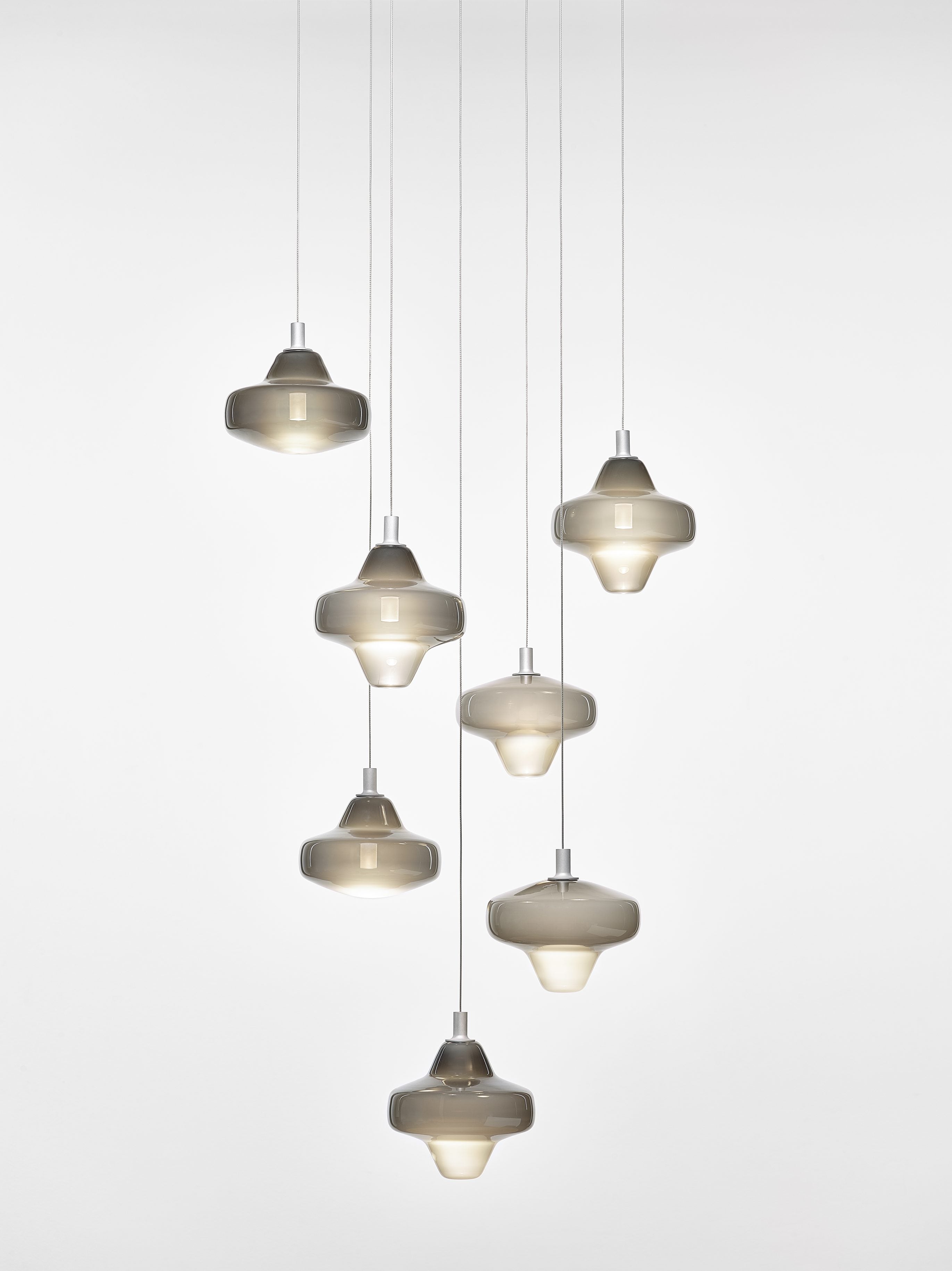 Lampa wisząca STARCLOUD dmuchane szkło