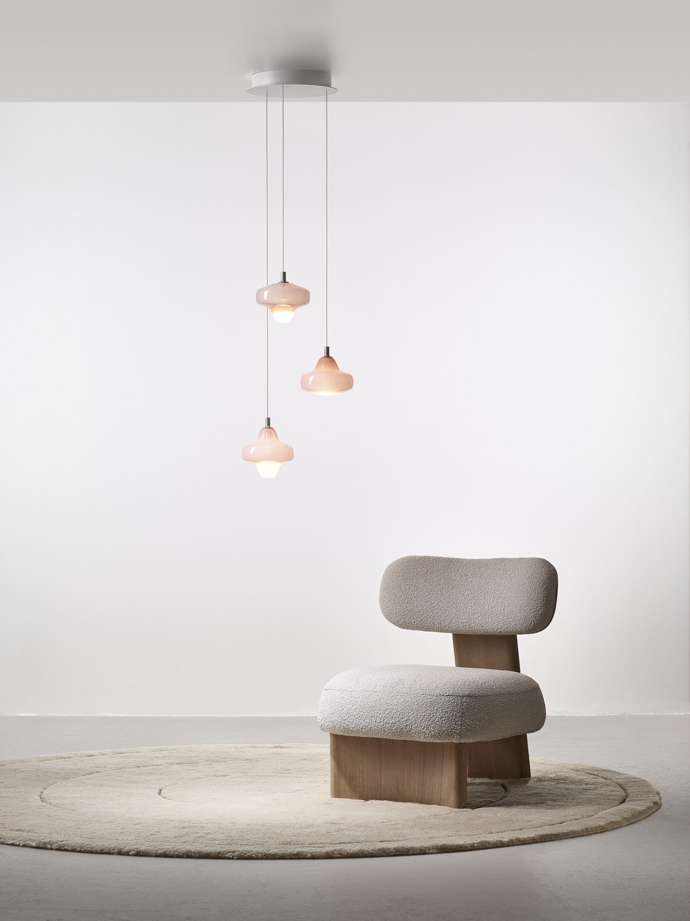 Lampa wisząca STARCLOUD dmuchane szkło