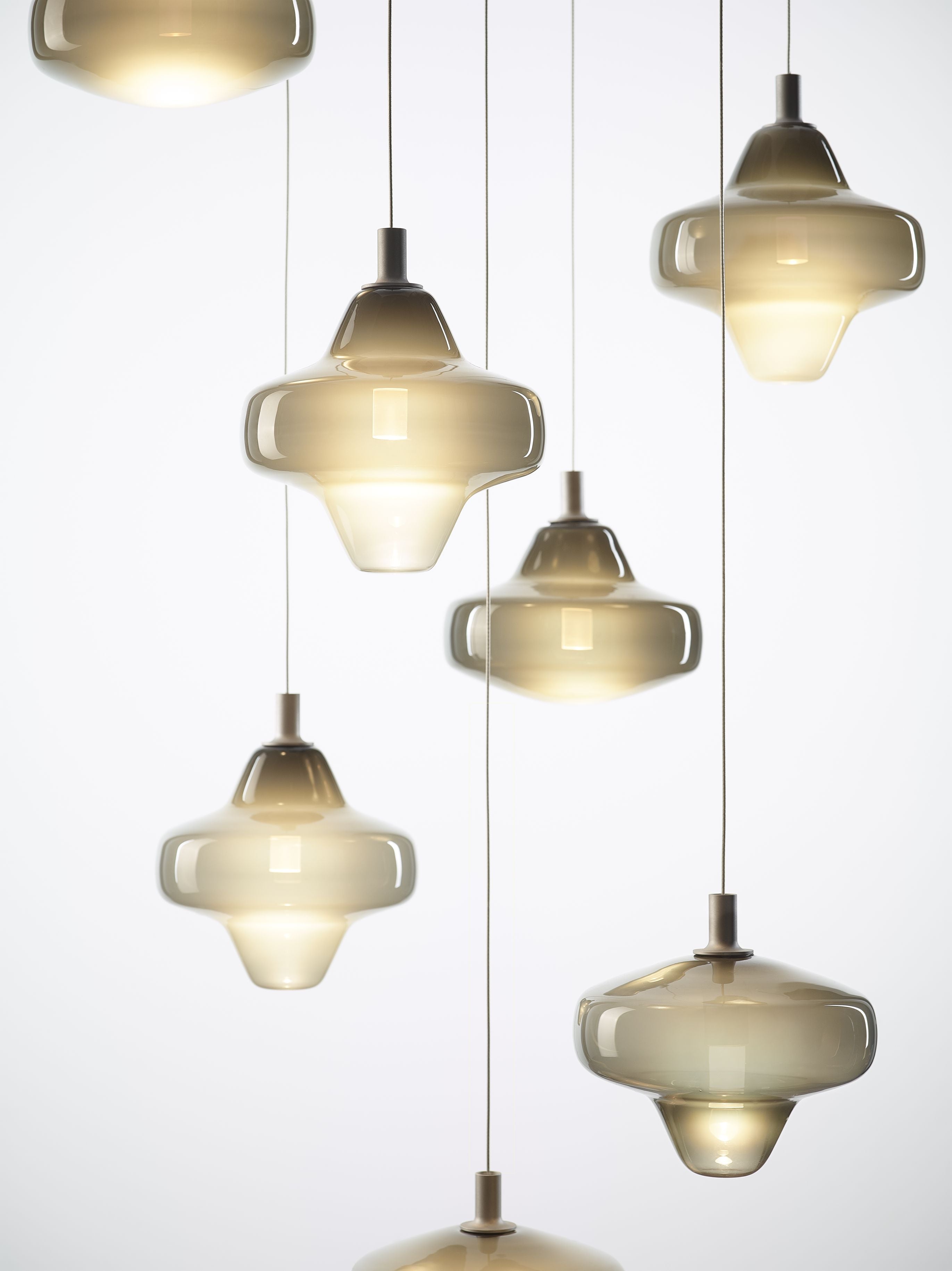 Lampa wisząca STARCLOUD dmuchane szkło