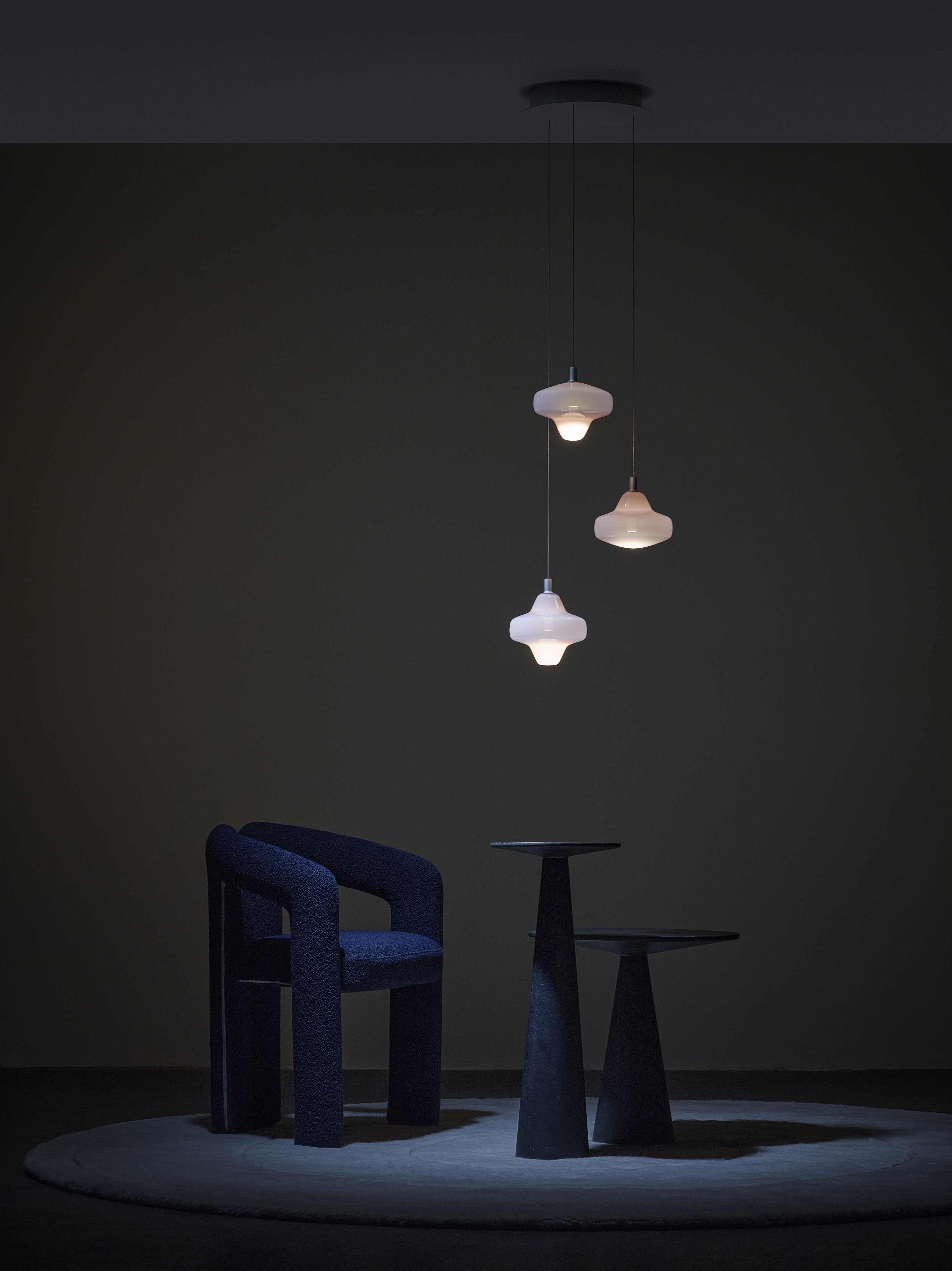Lampa wisząca STARCLOUD dmuchane szkło
